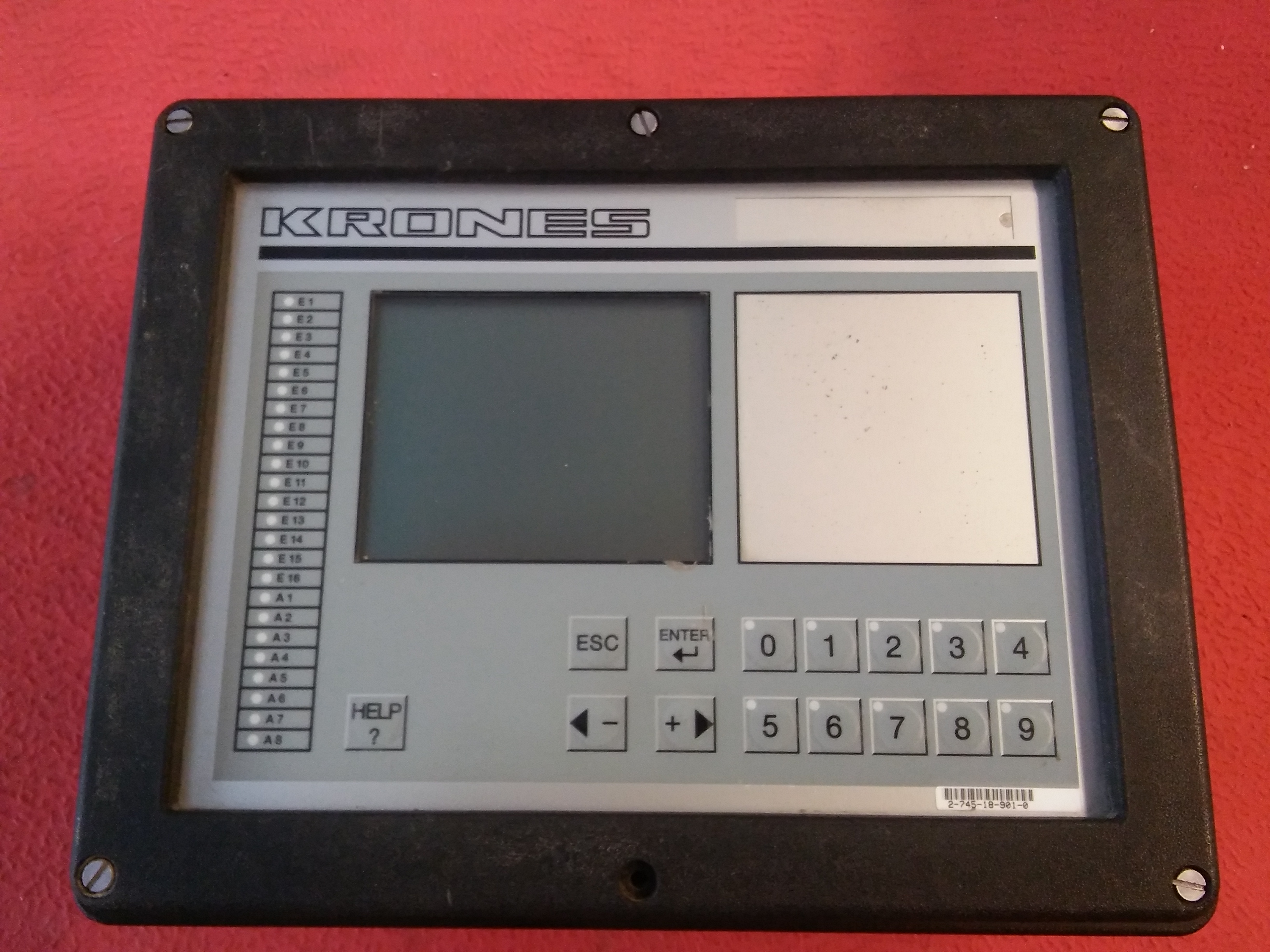 KRONES 2-745-18-901-0 45856 HMI OPARATOR PANEL