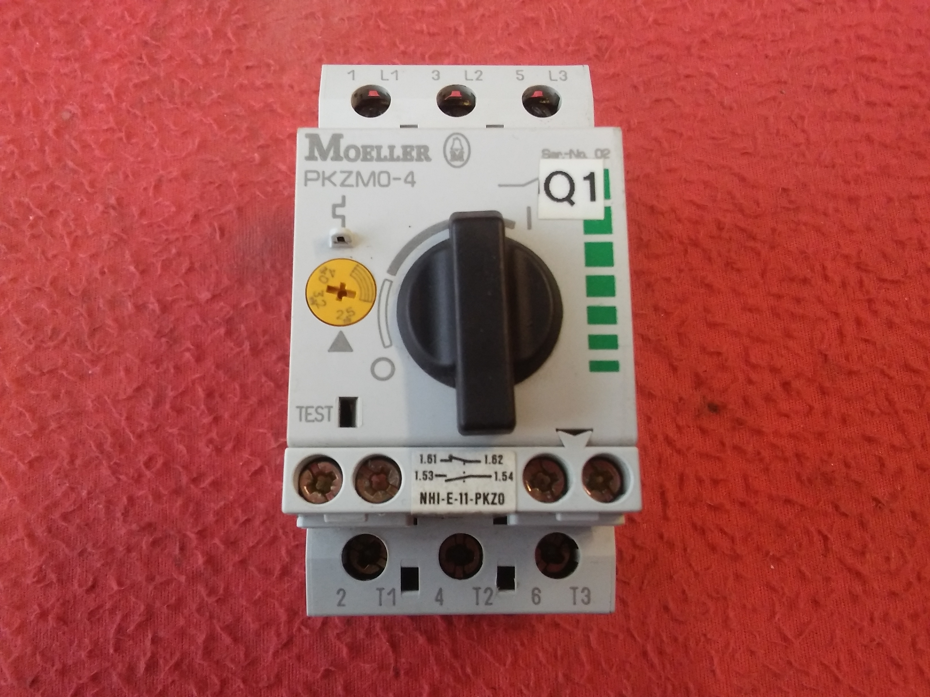 MOELLER PKZM0-4 EATON PKZM0-4-EA 2,5-4A MOTOR KORUMA ŞALTER TİPİ