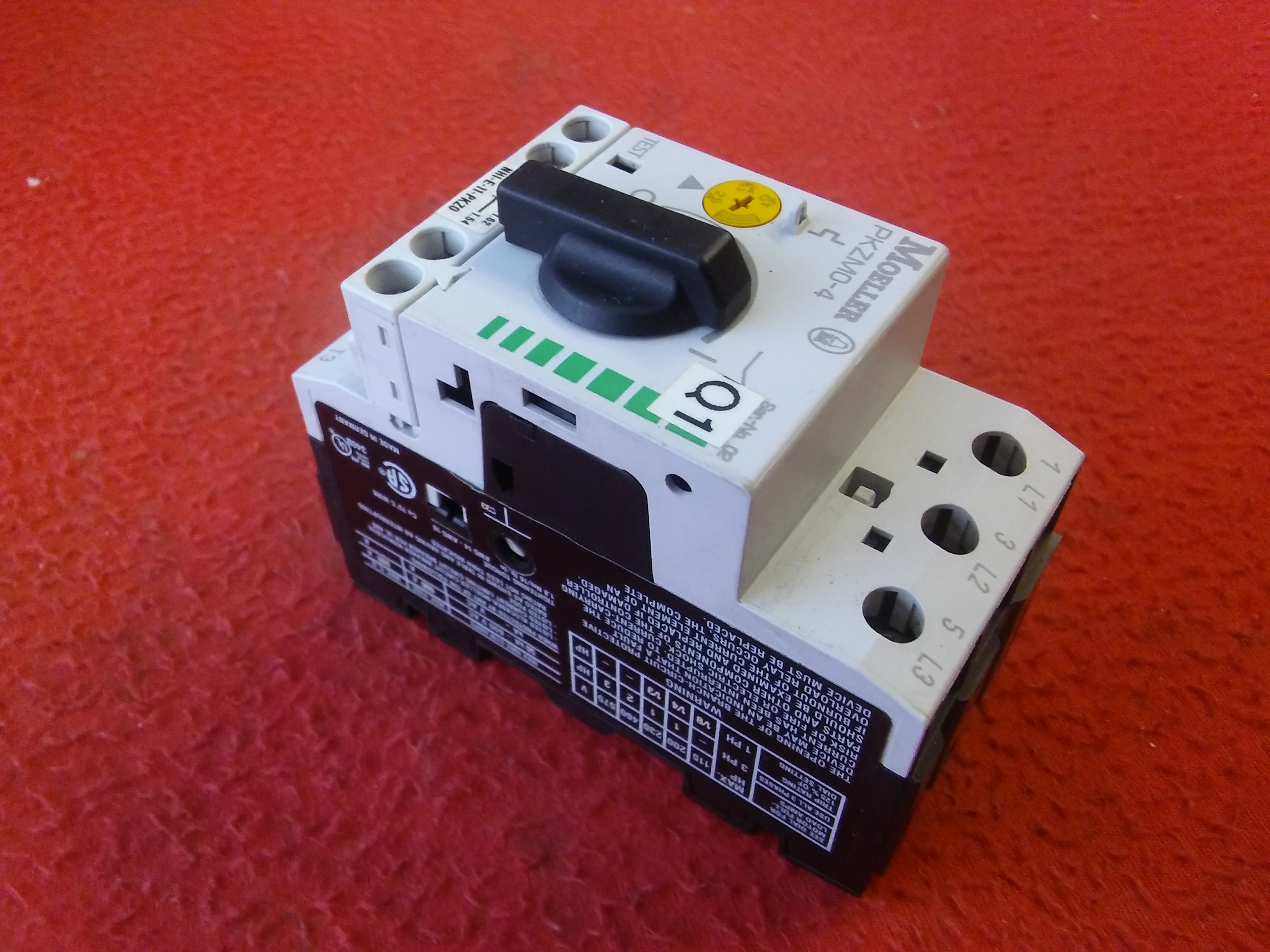 MOELLER PKZM0-4 EATON PKZM0-4-EA 2,5-4A MOTOR KORUMA ŞALTER TİPİ
