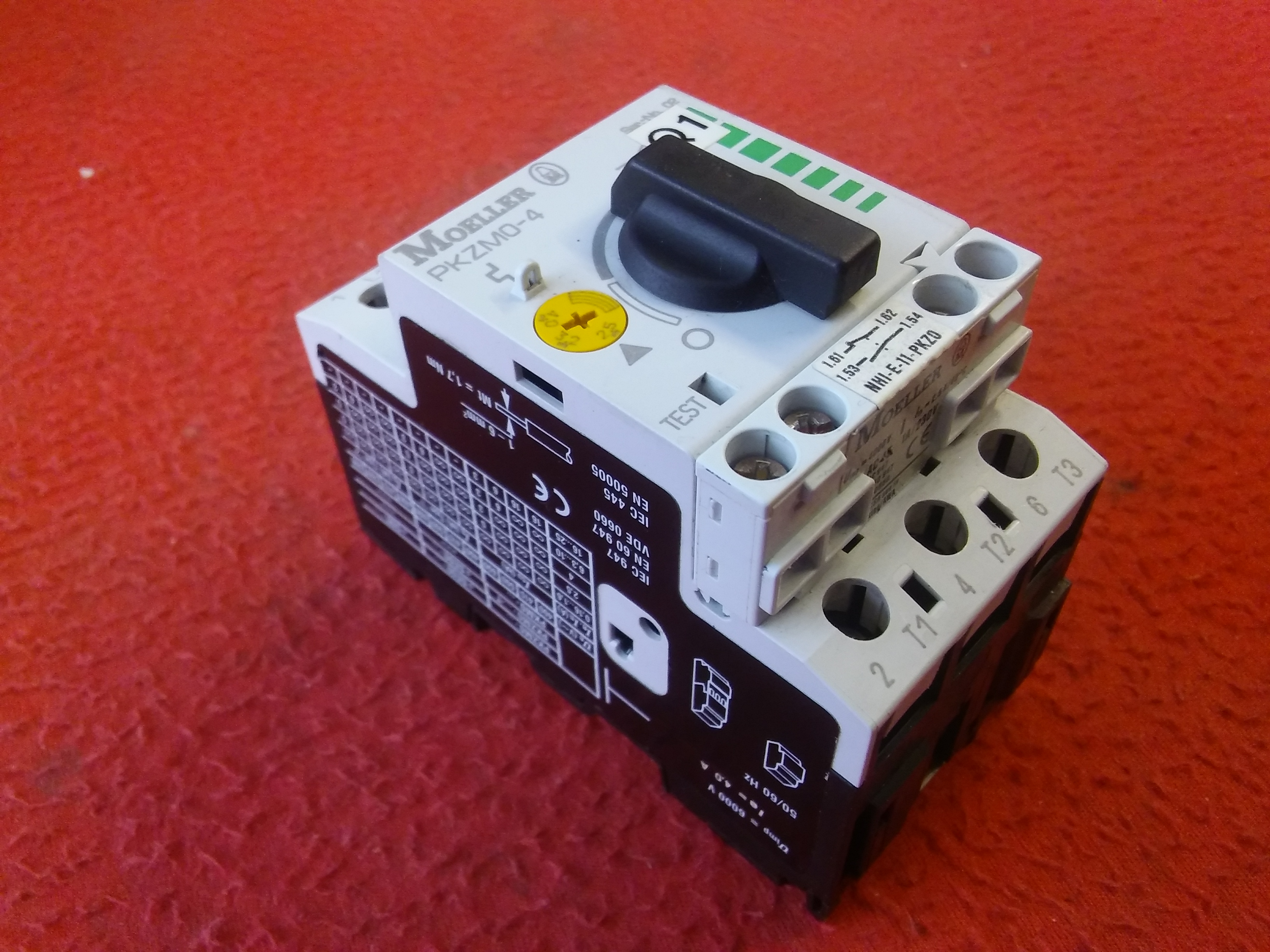 MOELLER PKZM0-4 EATON PKZM0-4-EA 2,5-4A MOTOR KORUMA ŞALTER TİPİ
