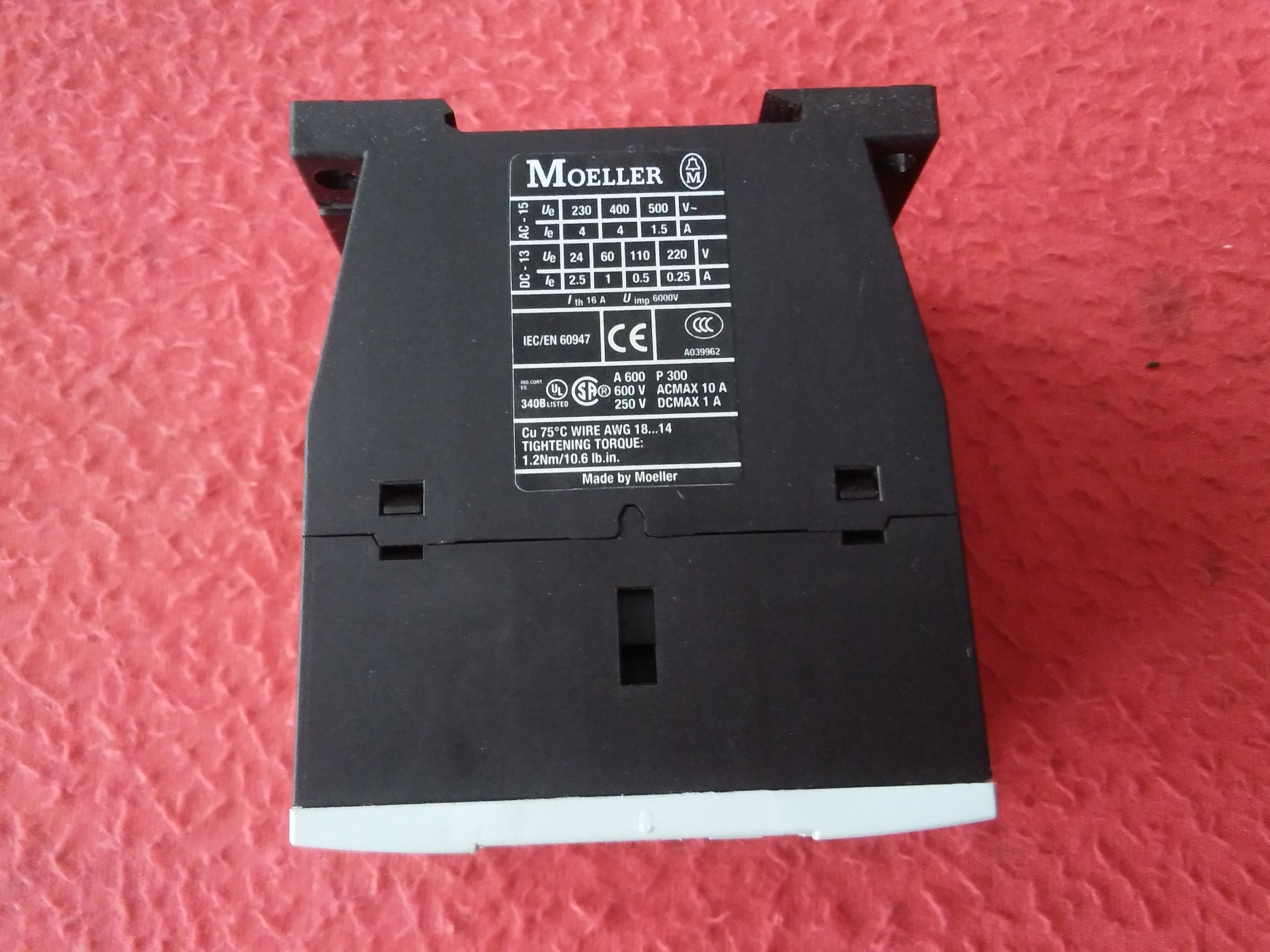 MOELLER DIL A-40 EATON DILA-40-EA 4NA 24VDC KONTAK BOBİNLİ KONTAKTÖR