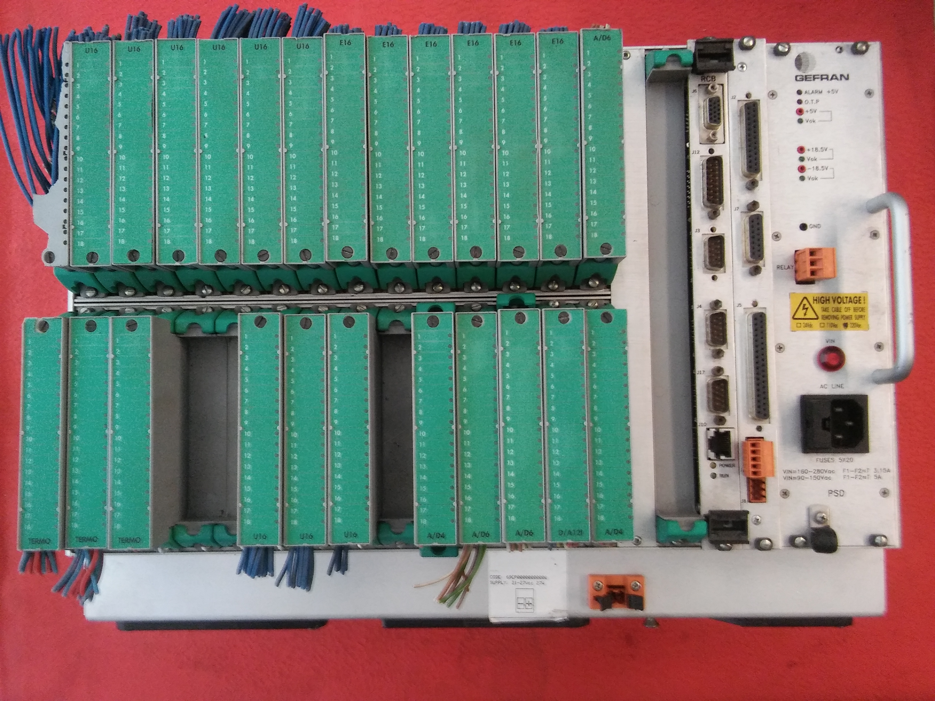 GEFRAN TERMO TERMO-NS 44864 2 508U9A 6XA0 PLC EK MODÜL