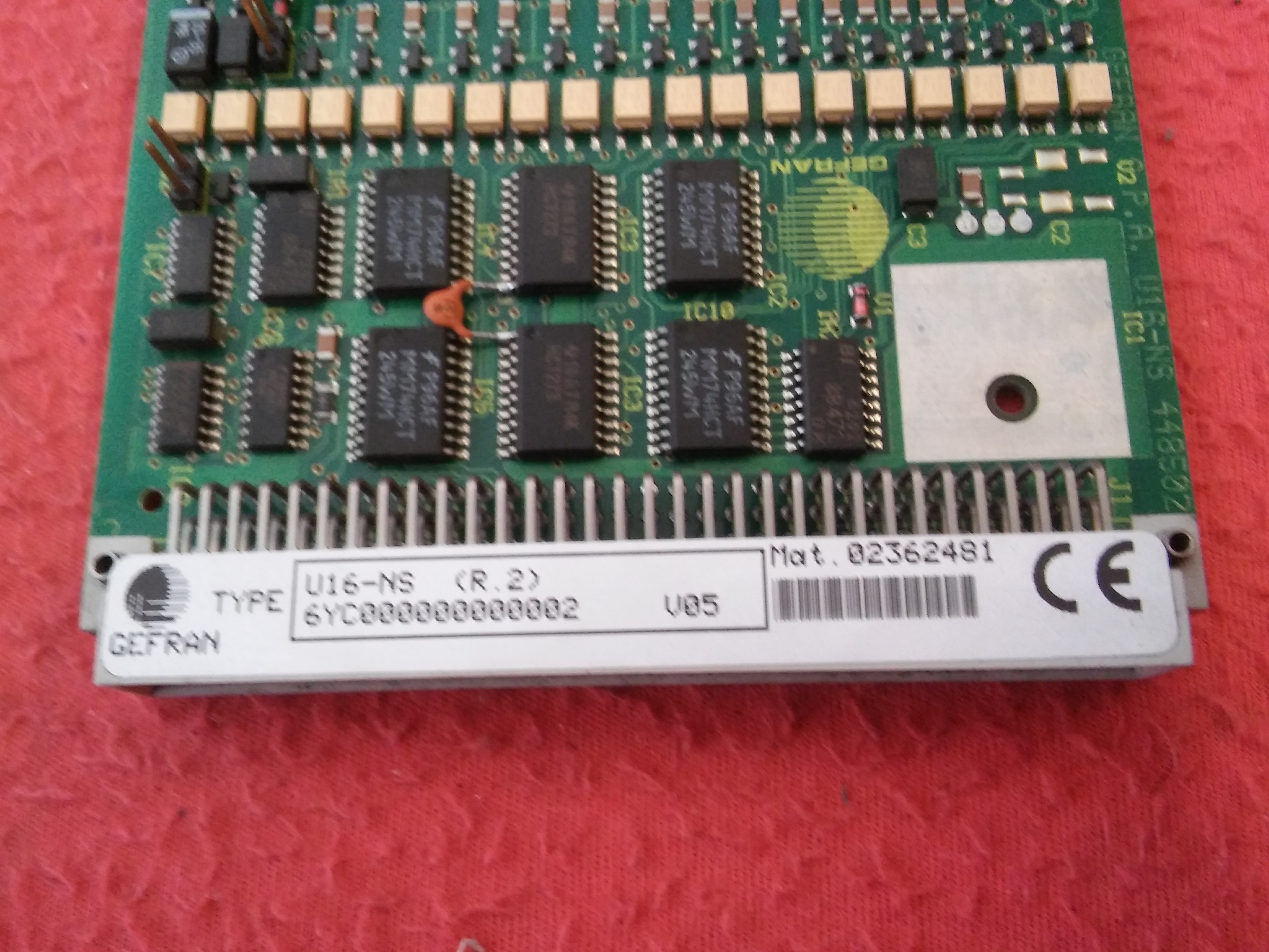 GEFRAN U16 U16-NS 448502 6YC00 ( R.2 ) V05 PLC EK MODÜL