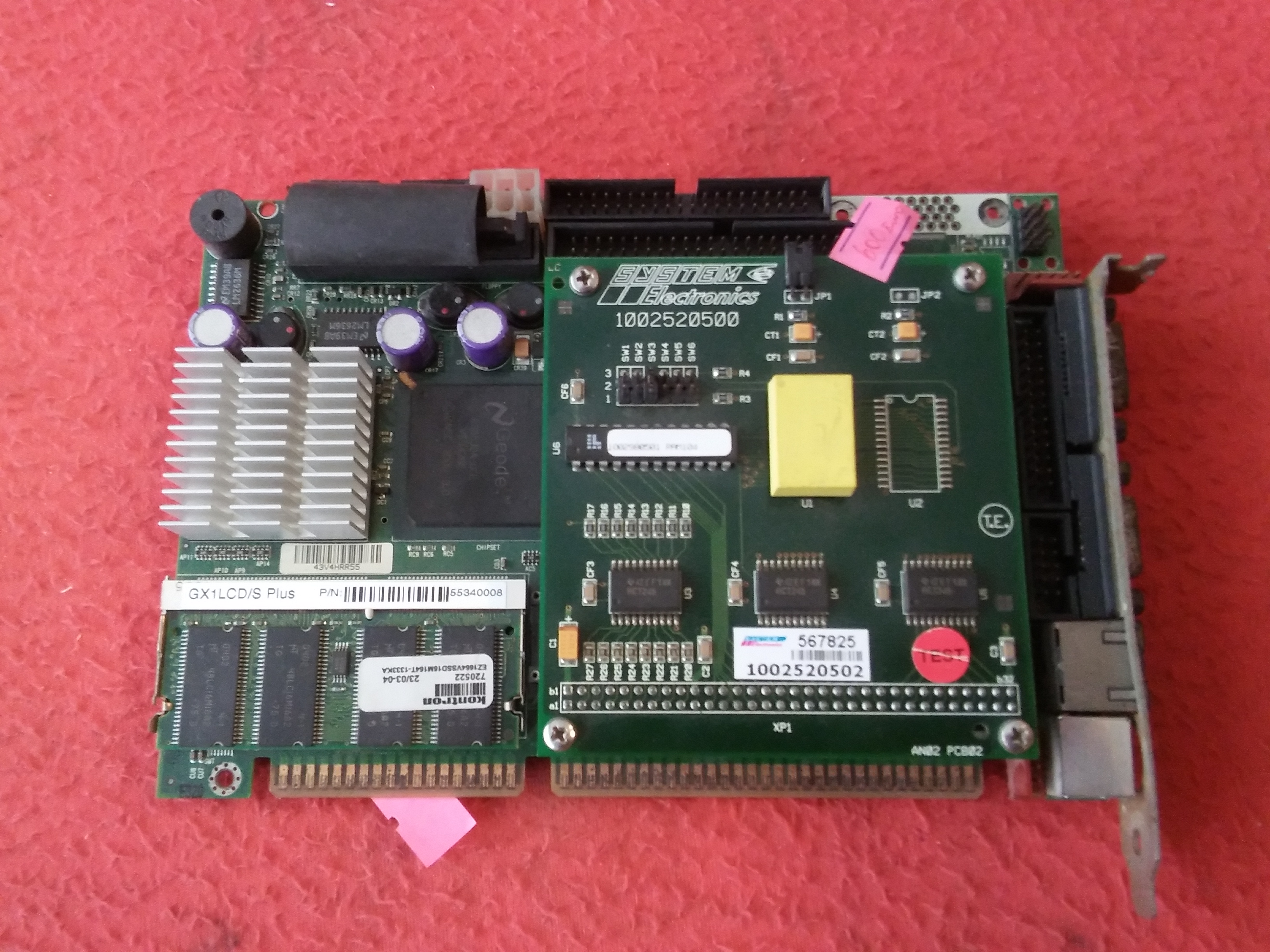 SYSTEM ELECTRONİCS 1002520500 567825 1002520502 20101094A B5H 40-CMK000-A400 V43RV4H8R55A400X GX1LCD/S SİSTEM KARTI