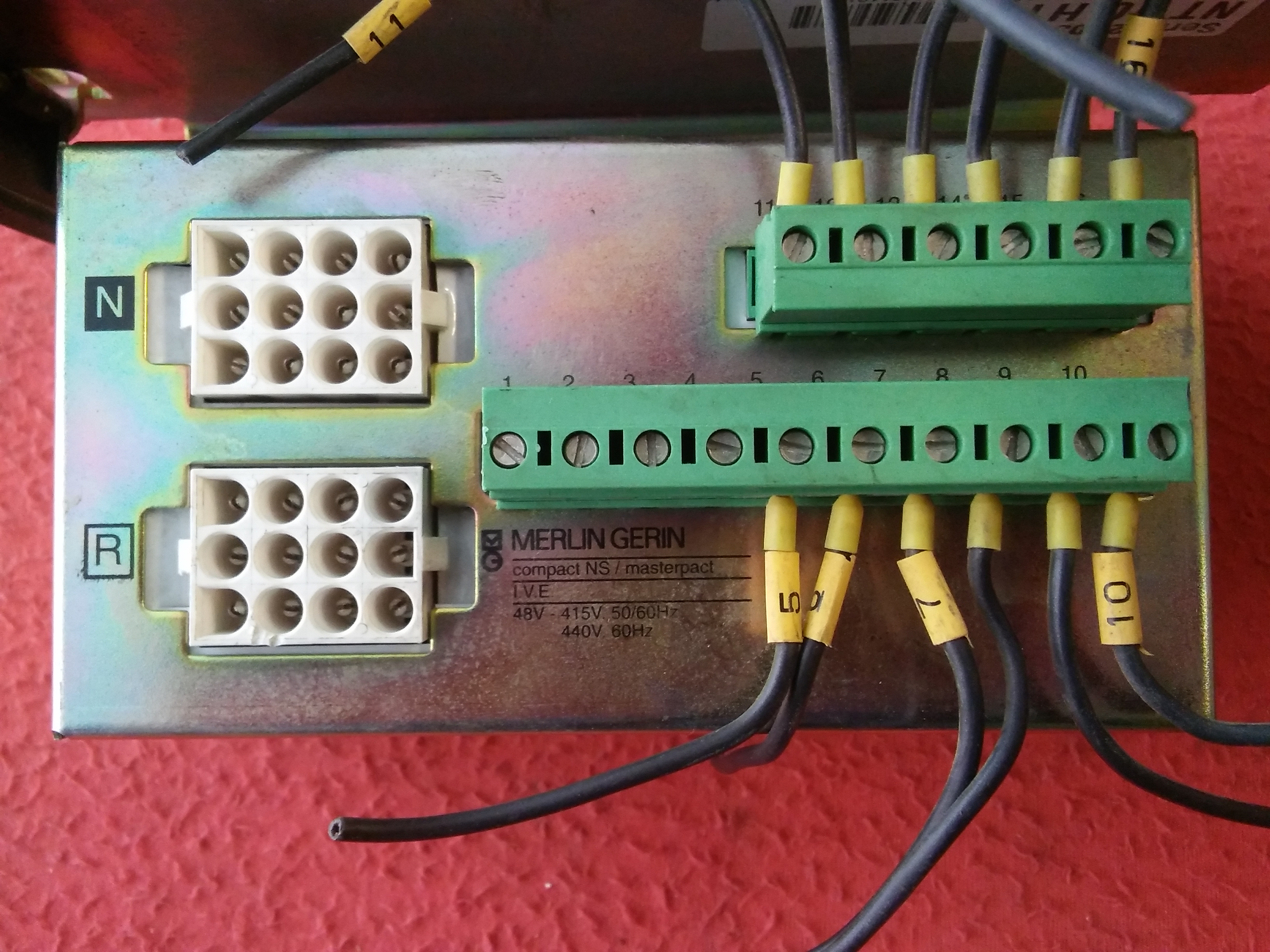 MERLİN GERİN COMPACT NS / MASTERPACT I.V.E IVE 48V-415V TRANSFER REFERANS MAKANİZMASI