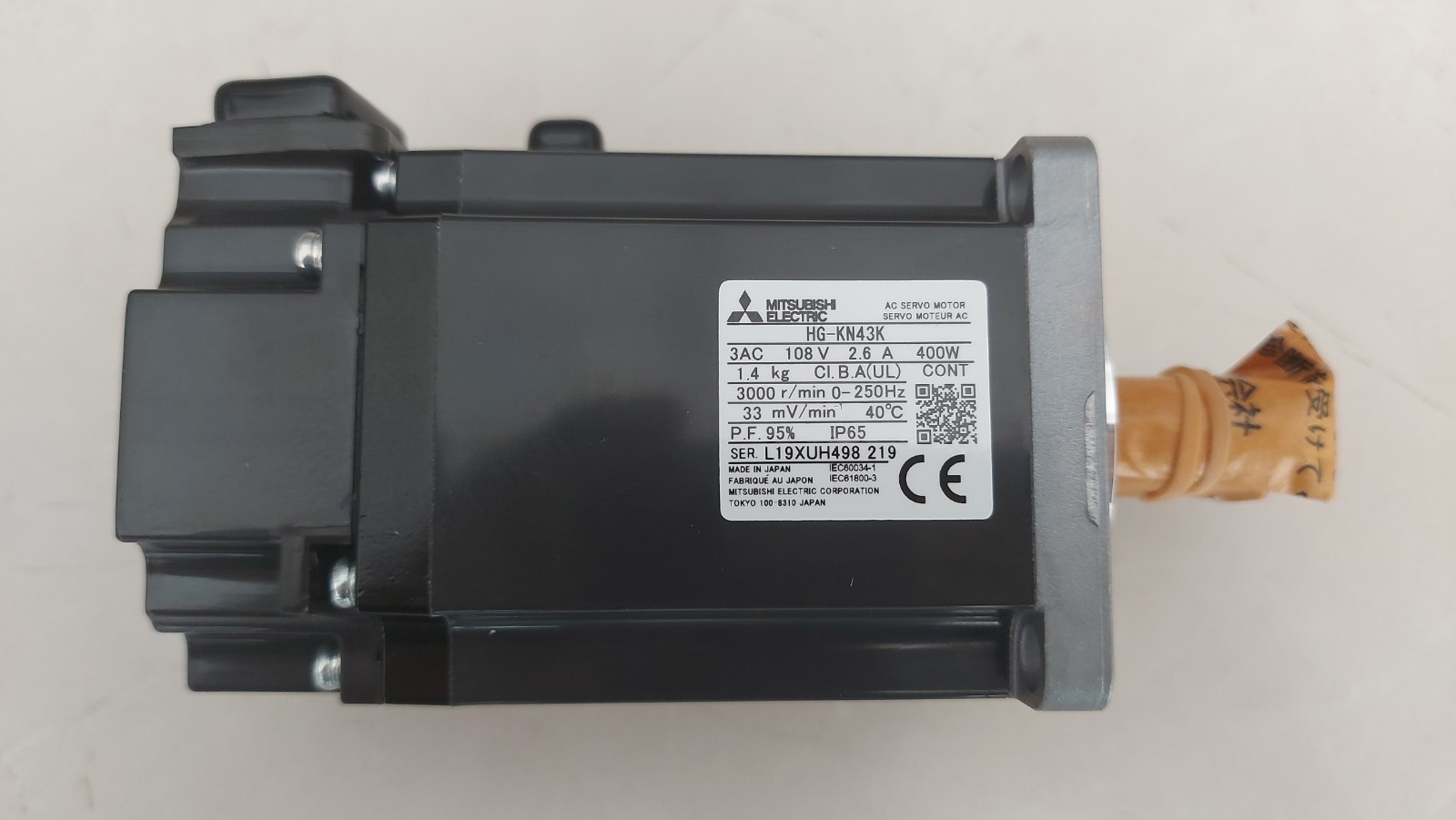 MİTSUBİSHİ HG-KN43K HGKN43K HG KN43K 400W SERVO MOTOR