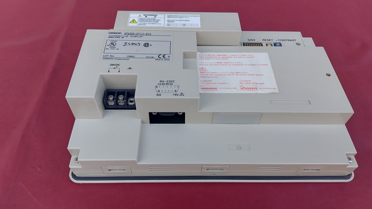 OMRON NT600S-ST121-EV3 NT600S ST121 EV3 NT600SST121EV3