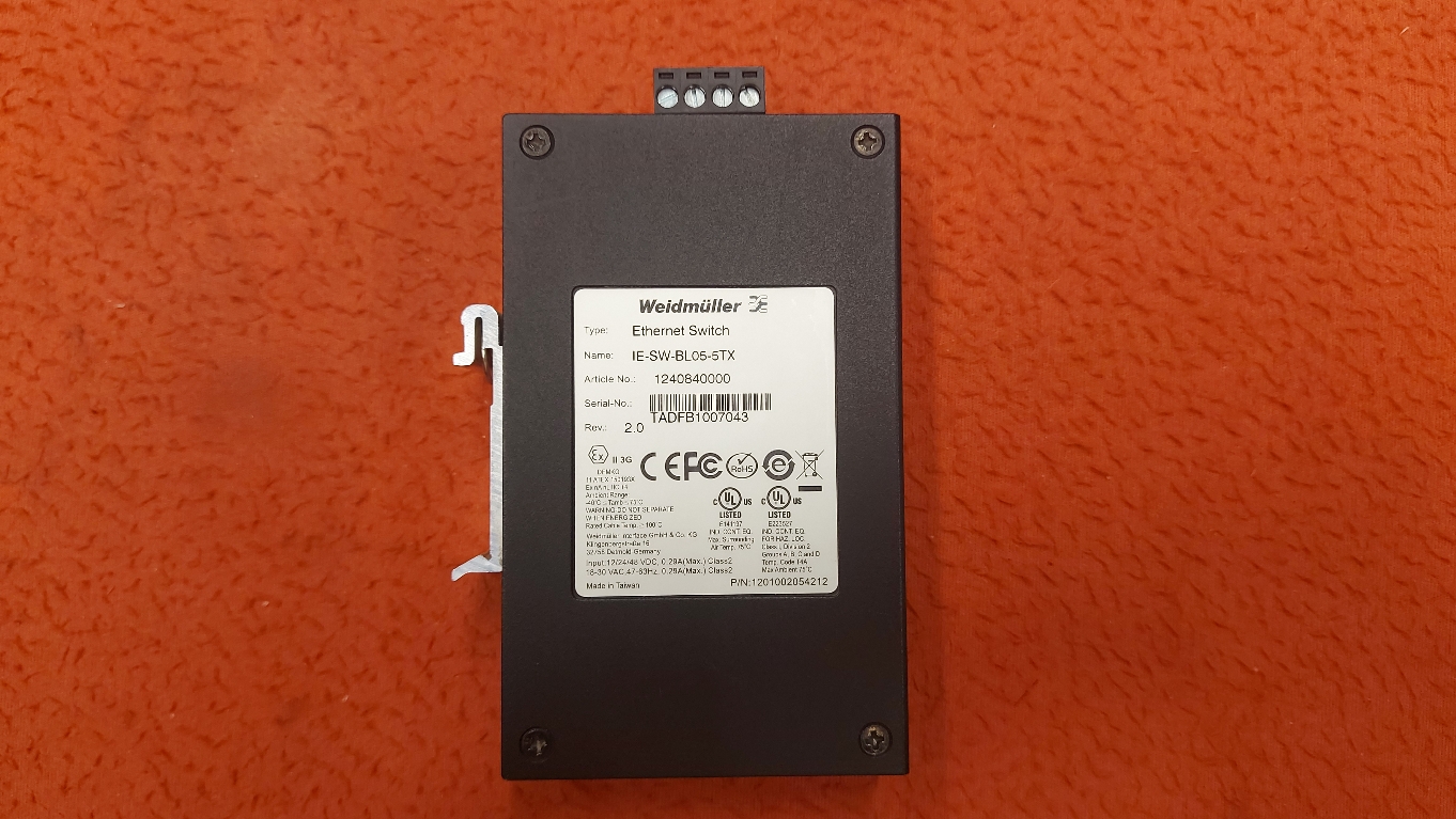 WEİDMÜLLER IE-SW-BL05-5TX 1240840000 IE SW BL05 5TX IESWBL055TX  ETHERNET SWİTCH