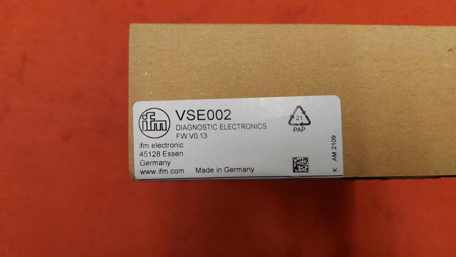 İFM VSE002 VSE 002 SVE-002 TİTREŞİM SENSÖRÜ İÇİN TEŞHİS ELEKTRONİĞİ