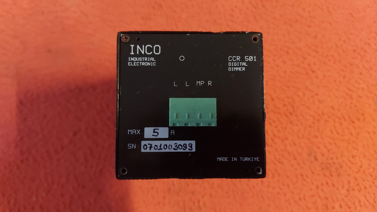 INCO CCR501 CCR 501 CCR-501 CURRENT CONTROLLER