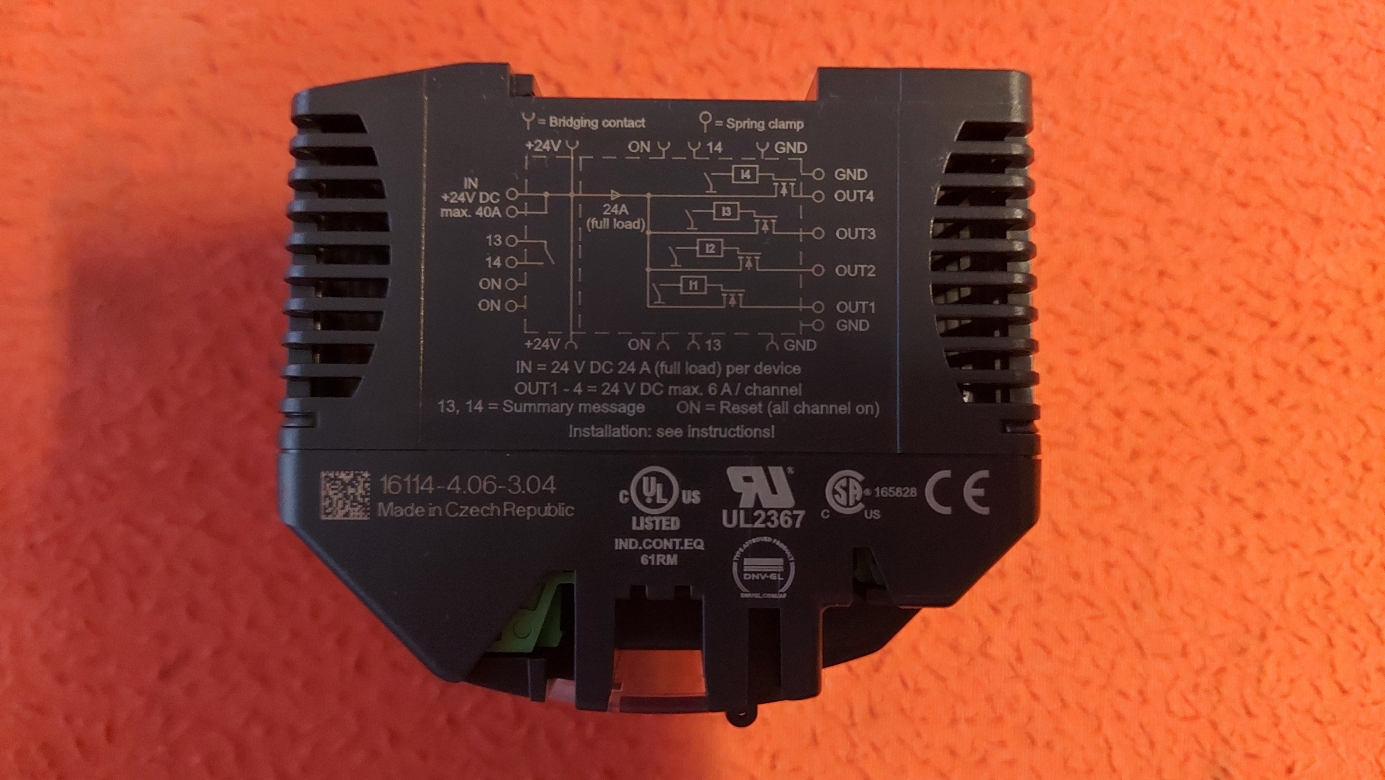 MURR 9000-41034-0100600 16114-4.06-3.04 4 KANAL ELEKTRONİK DEVRE KORUMASI