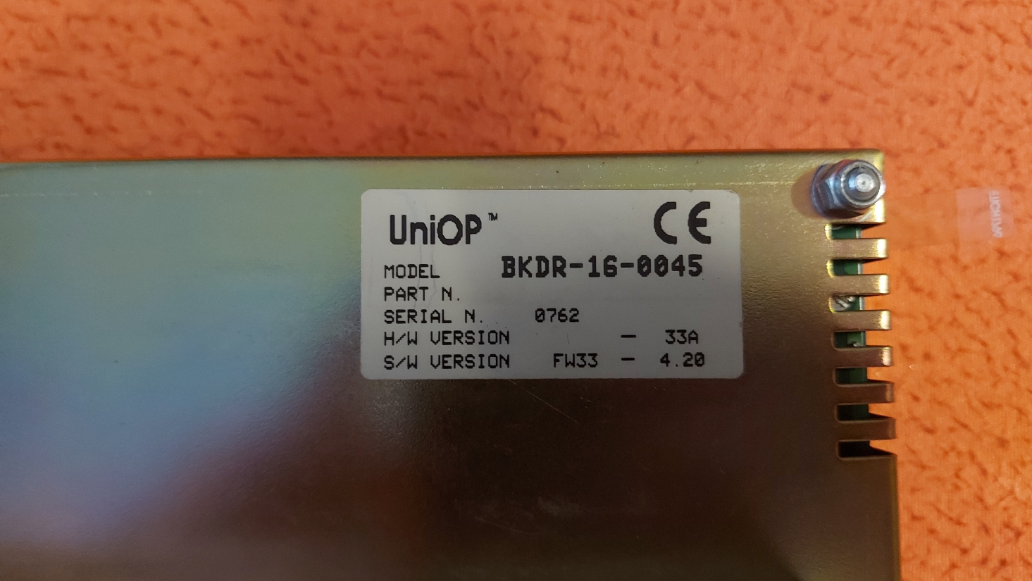 UNİOP BKDR-16-0045 3048-01 BKD04UA0 SIFIR KUTULU OPERATÖR PANEL