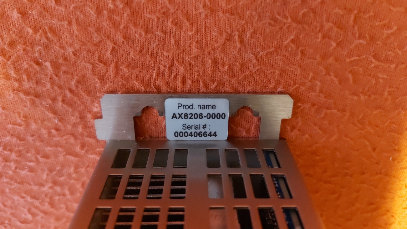 BECKHOFF AX8206-0000-0000 AX8206-0000 AX8206 0000 0000 AX820600000000 