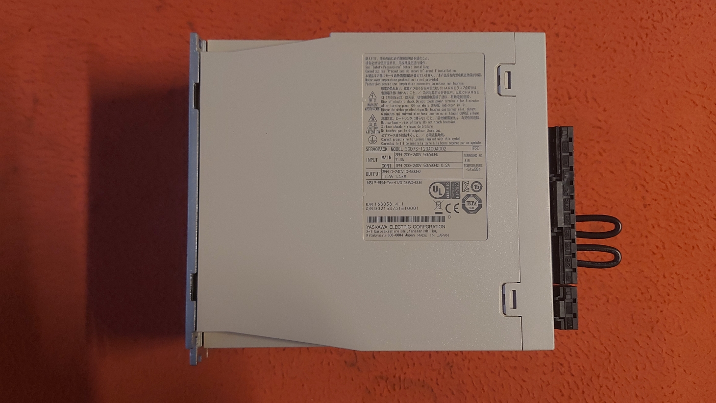 YASKAWA SGD7S-120A00A002 SGD7S-120A00A 002 SGD7S 120A00A002 SGD7S120A00A002
