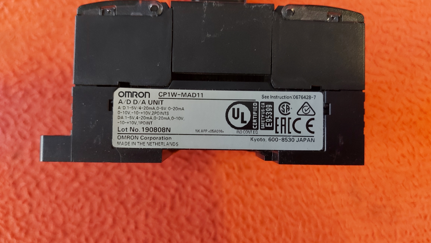 OMRON CP1W-MAD11 CP1W MAD11 CP1W MAD11 A/D D/A UNİT