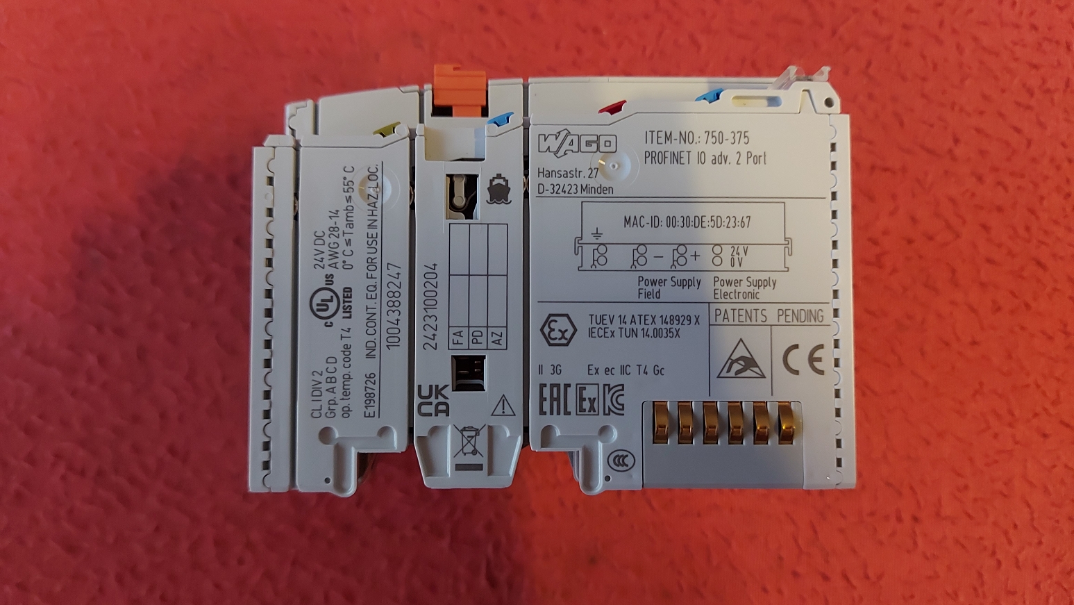 WAGO 750-375 750 375 750375 PROFİNET IO ADV 2 PORT