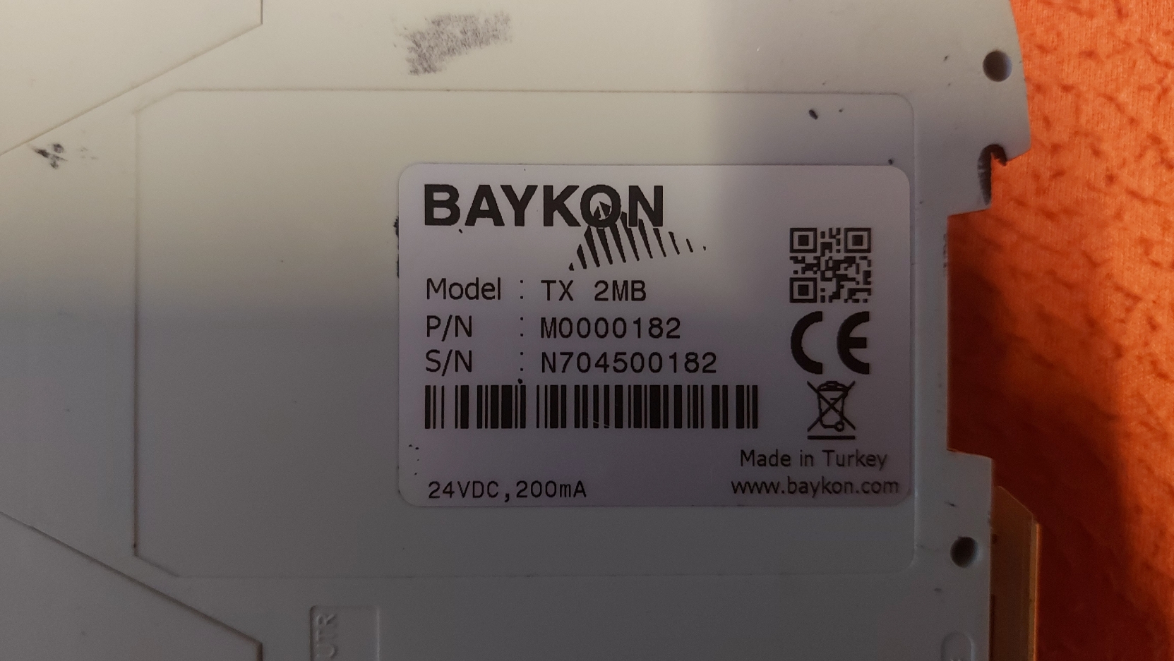 BAYKON TX 2MB TX2MB TX-2MB BAYKON MODBUS RTU