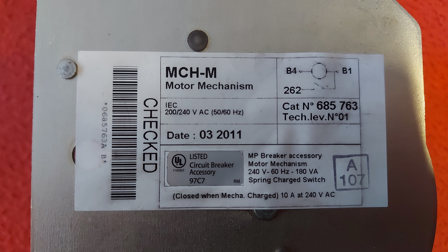 MERLİN GERİN MCH-M MCH M MCHM 685 763 685763 MOTOR MEKANİZMASI