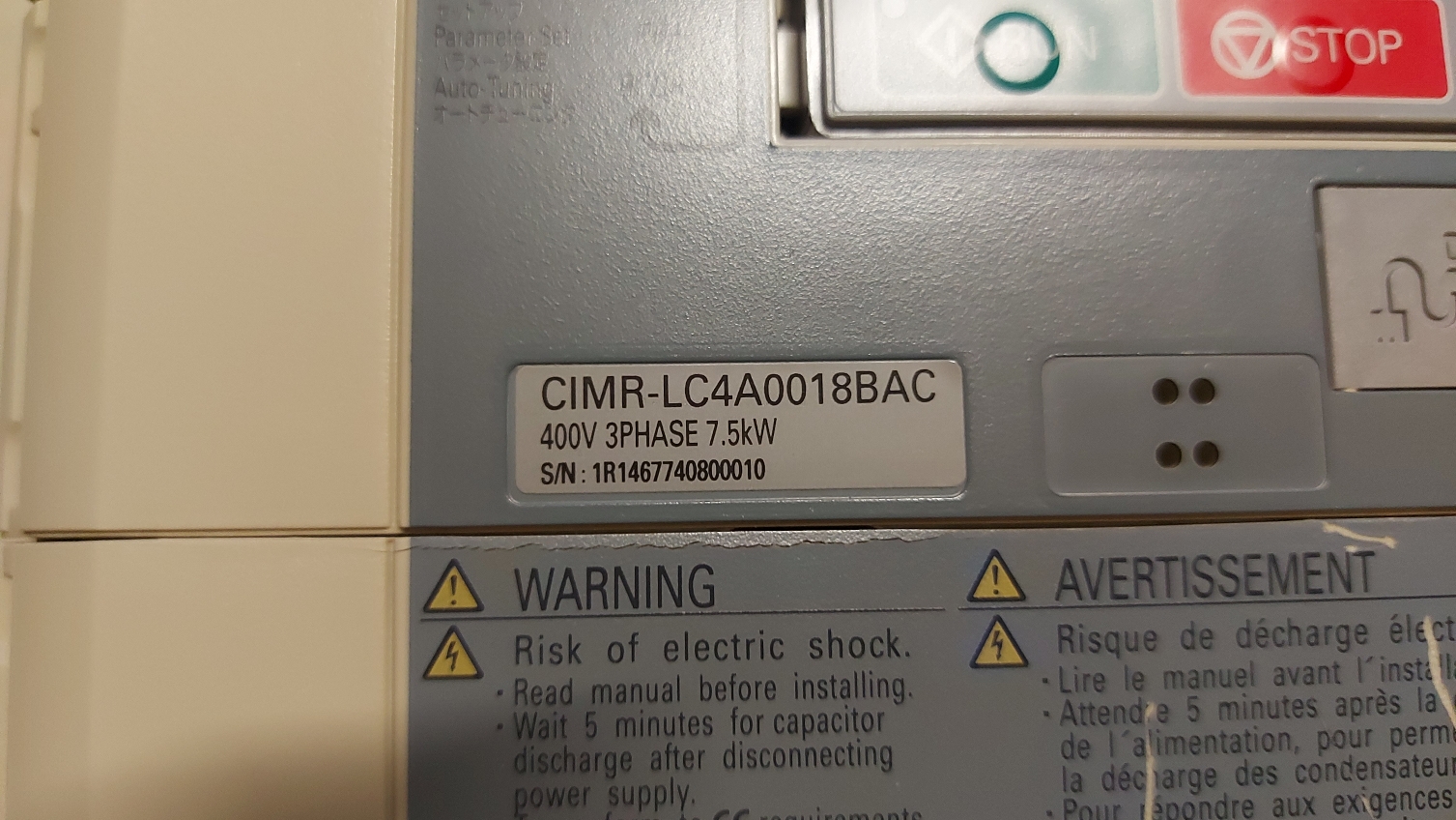 YASKAWA CIMR-LC4A0018BAC CIMR LC4A0018BAC CIMR LC4A0018BAC L1000A