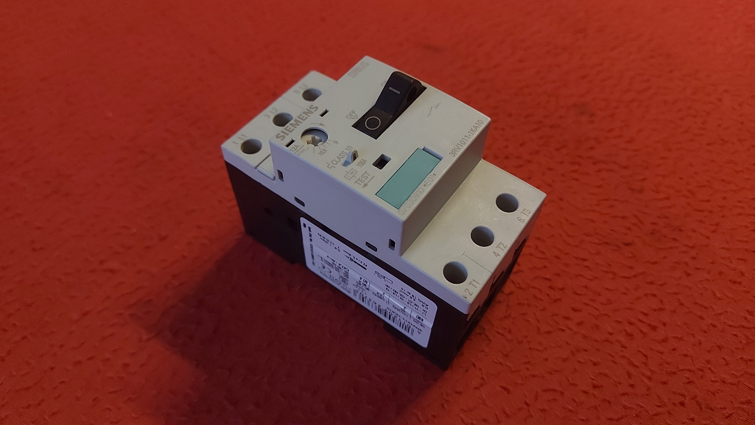 SİEMENS 3RV1011-1KA10 3RV1011 1KA10 9-12 A MOTOR KORUMA ŞALTERİ