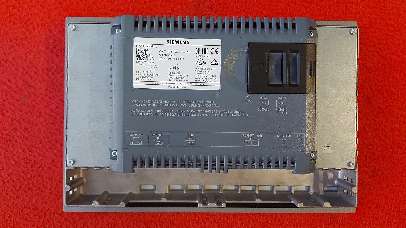 SİEMENS 6AV2 124-1GC01-0AX0 6AV2124-1GC01-0AX0 KP700 COMFORT PANEL