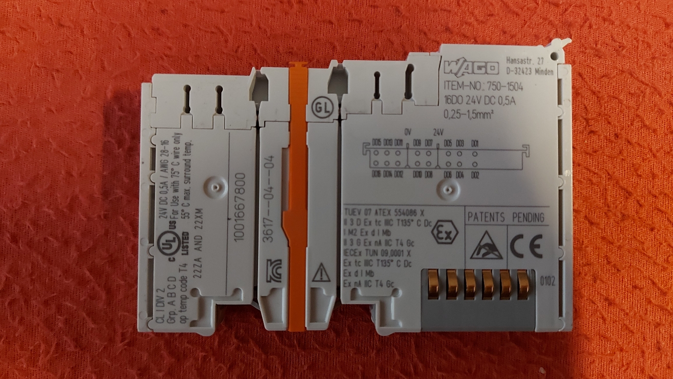WAGO 750-1504 750 1504 7501504 16DO 24V DC 0.5A