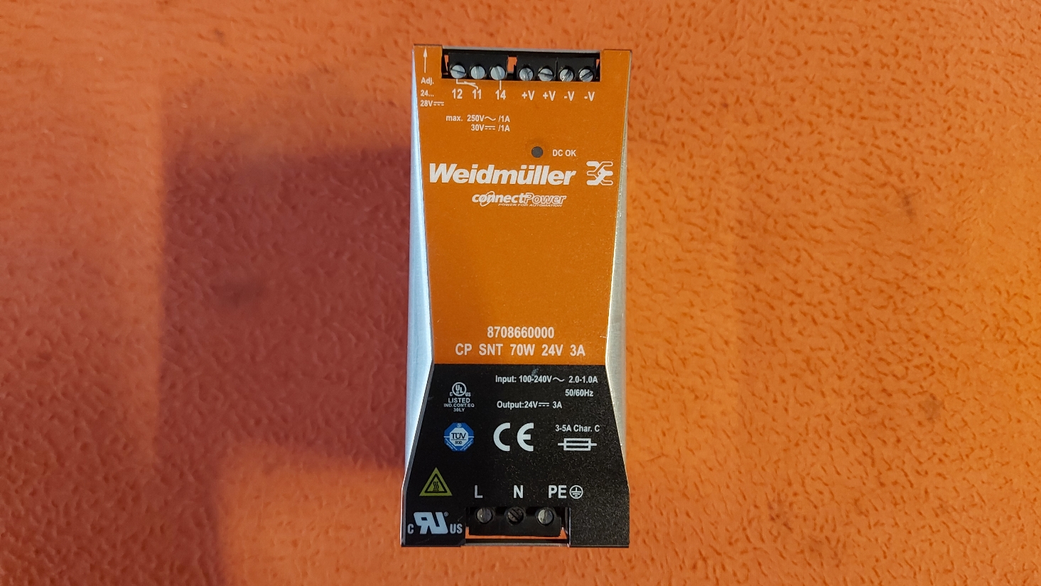 WEİDMÜLLER 8708660000 CP SNT 70W 24V 3A CONNECT POWER CONNECTPOWER