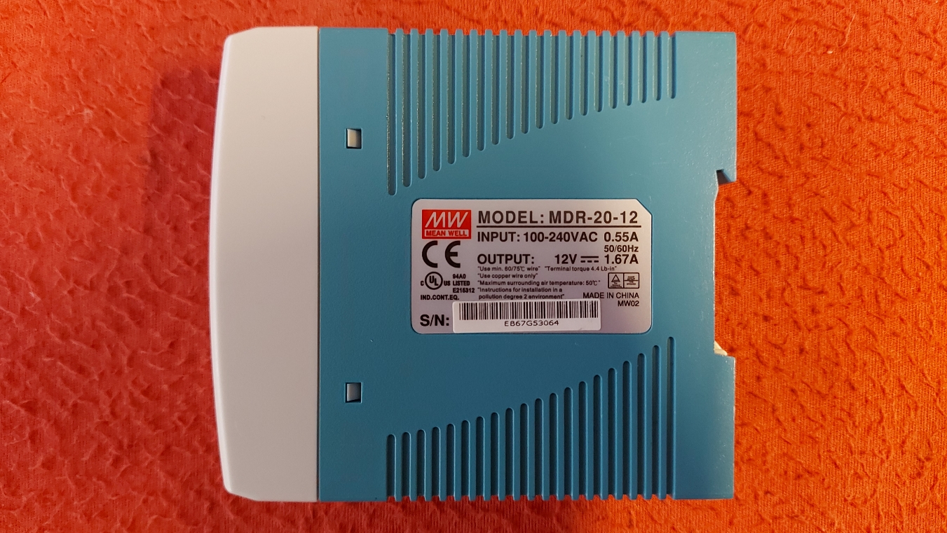 MEAN WEEL MDR-20-12 MDR 20 12 MDR2012 12VDC 1.67A GÜÇ KAYNAĞI