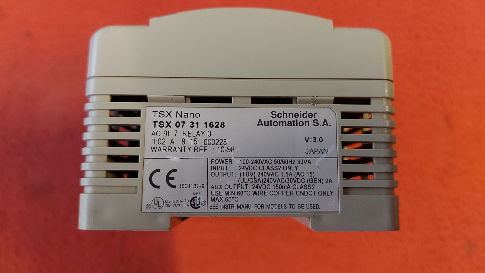 SCHNEİDER TSX 07 31 1628 TSX NANO TSX07311628 TSX-07-31-1628 TELEMECANİQUE