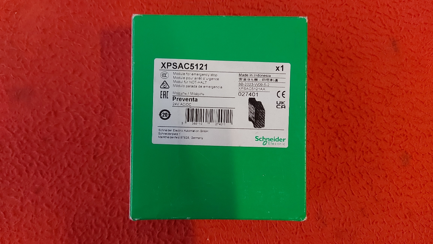 SCHNEİDER XPSAC5121 XPS-AC XPS AC XPSAC GÜVENLİK RÖLESİ