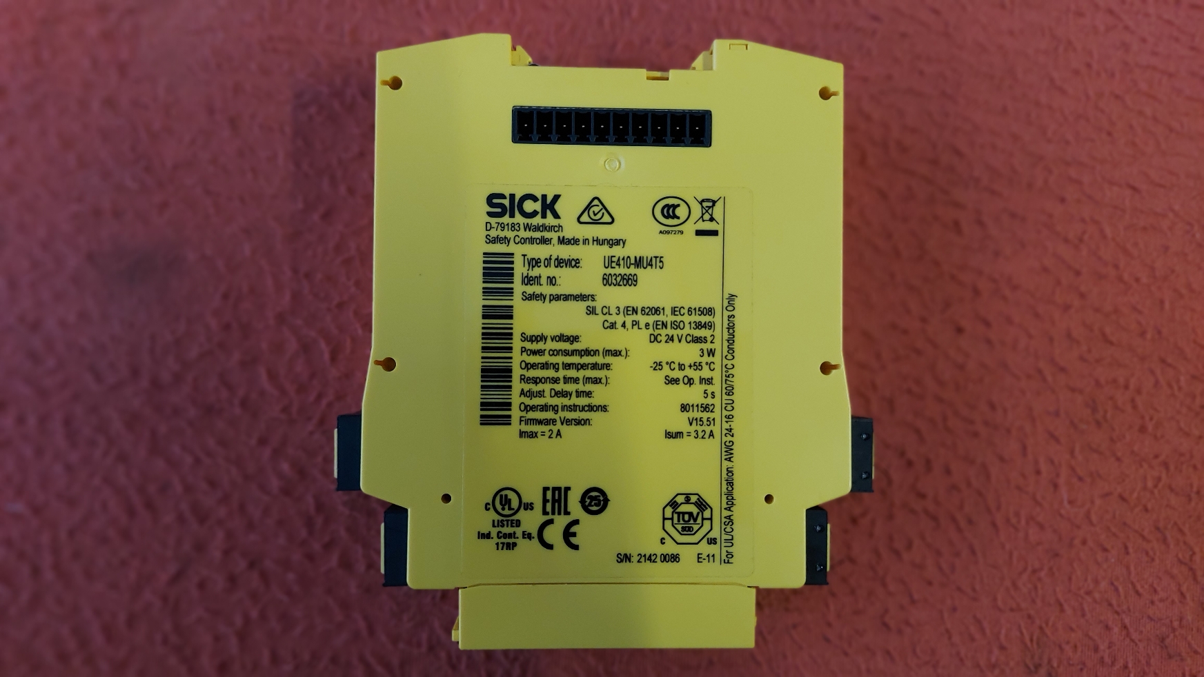 SİCK UE410-MU4T5 6032669 UE410 MU4T5 UE410MU4T5 SİCK GÜVENLİK RÖLESİ