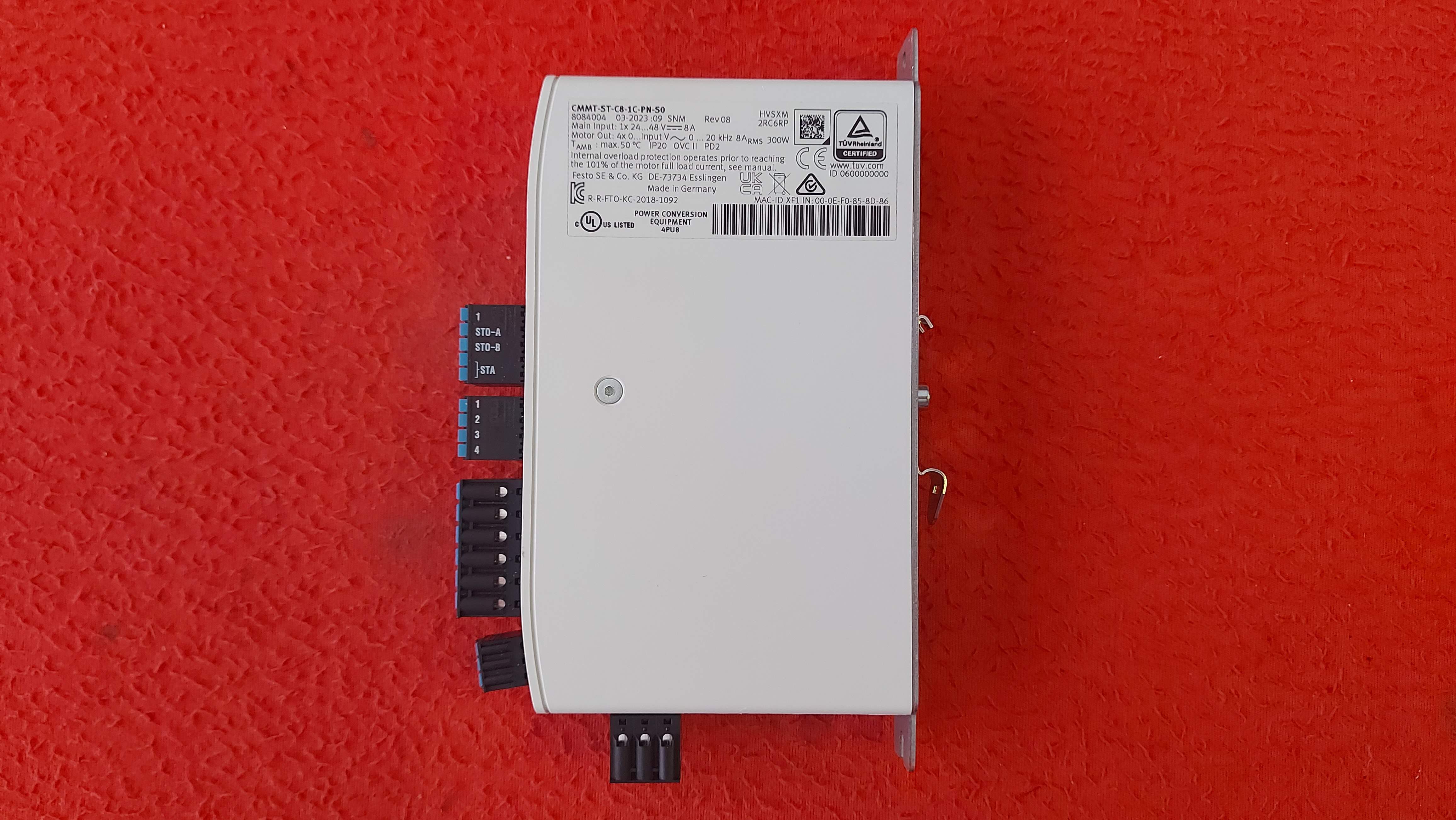 FESTO CMMT-ST-C8-1C-PN-S0 8084004 CMMT-ST-C8-1C-PN-SO FESTO PROFINET STEP SÜRÜCÜ 