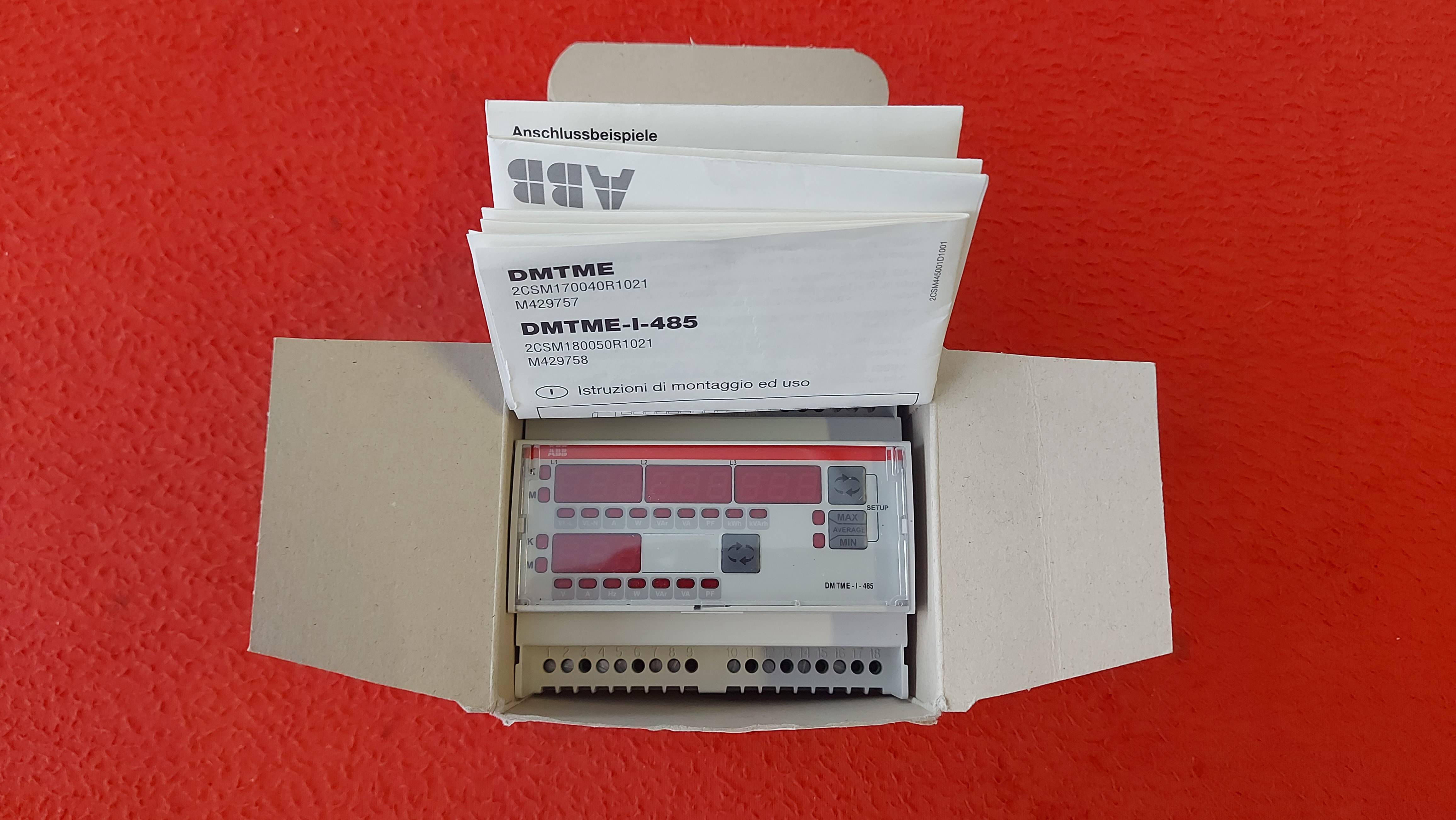 ABB 2CSM180050R1021 DMTME-I-485 8012542975809 ABB DİGİTAL MULTİMETER