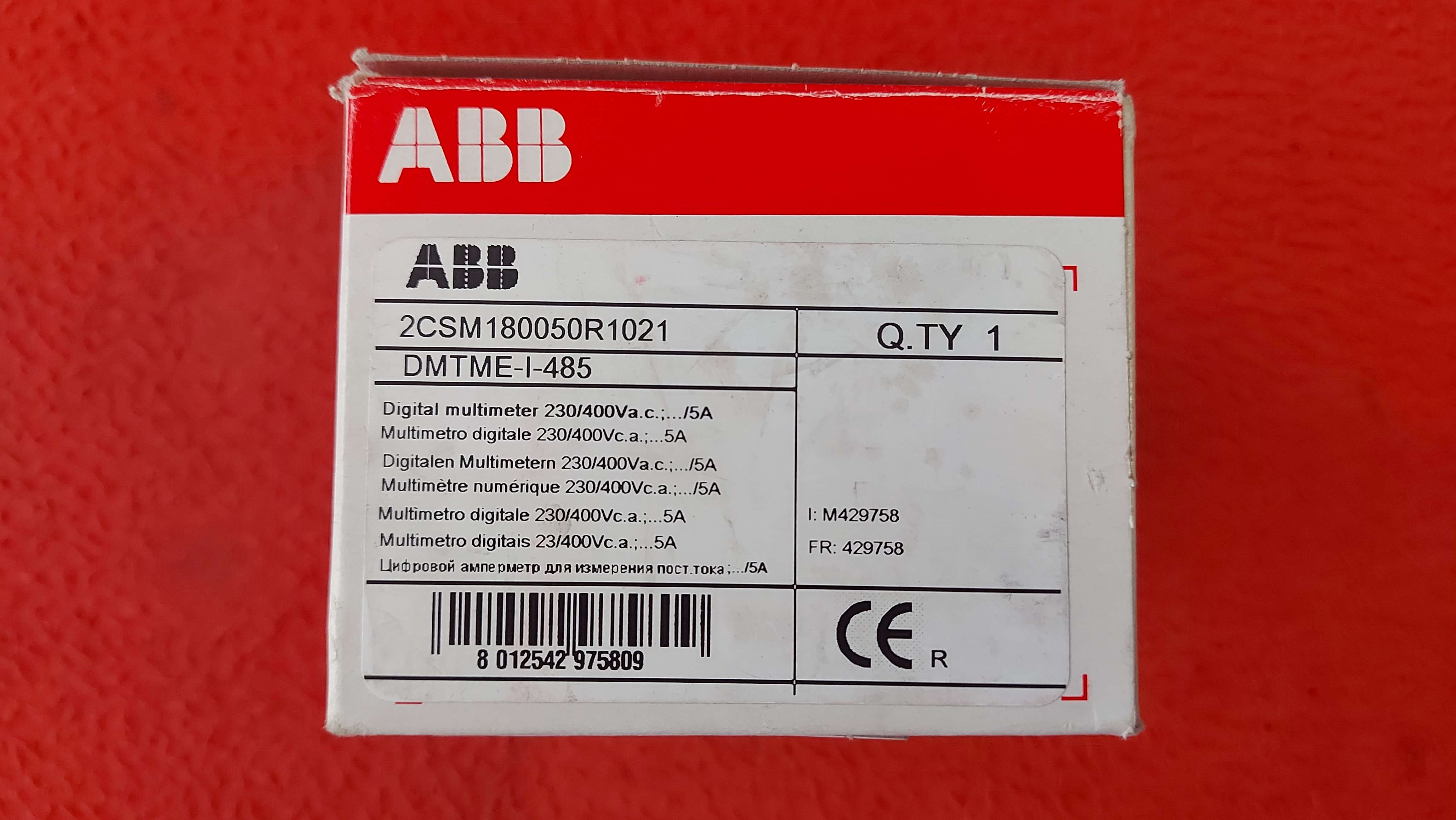 ABB 2CSM180050R1021 DMTME-I-485 8012542975809 ABB DİGİTAL MULTİMETER