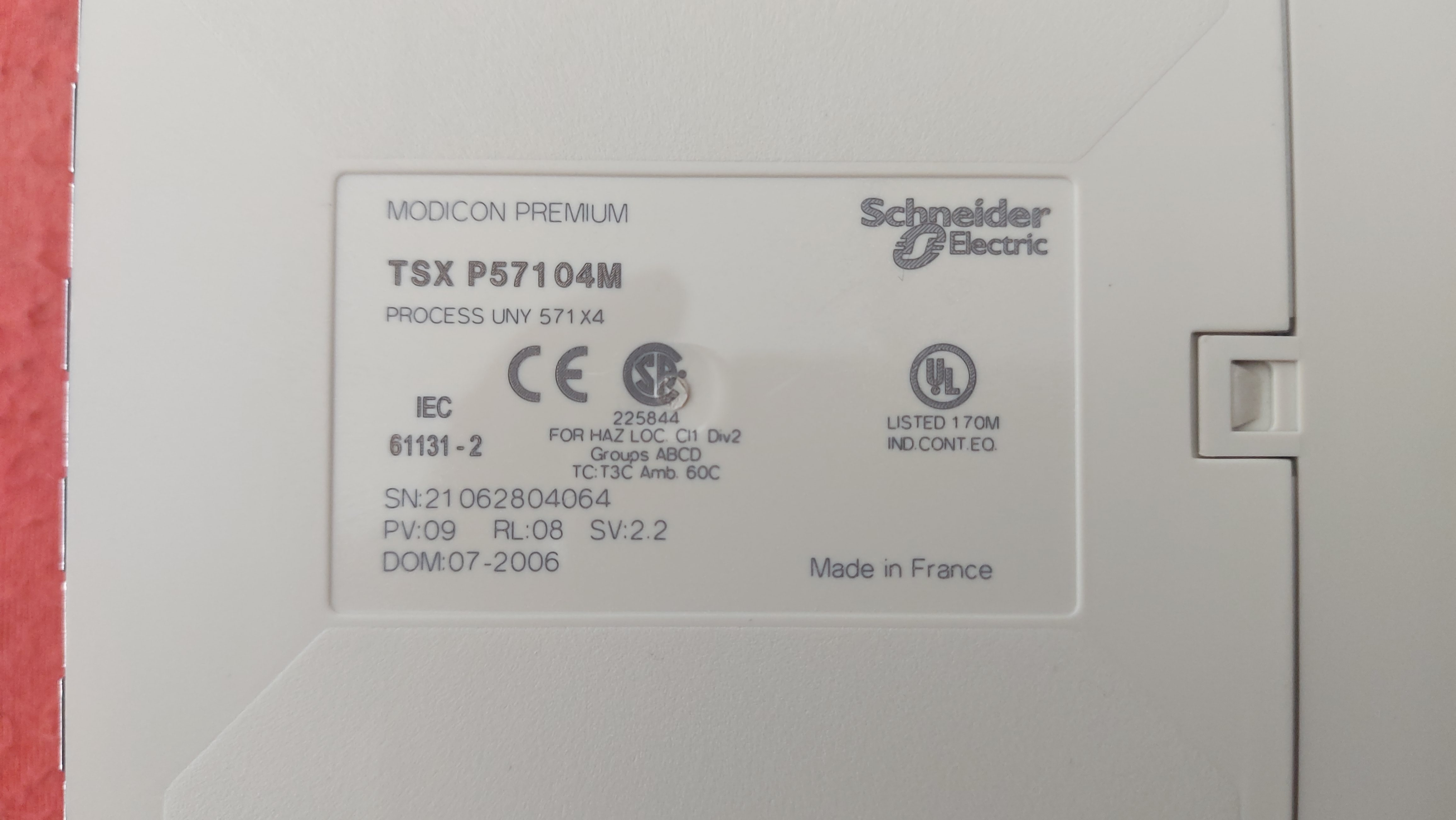 SCHNEİDER TSX P57104 TSX P57104M TSXP57104 TSXP57104M MODİCON PREMİUM