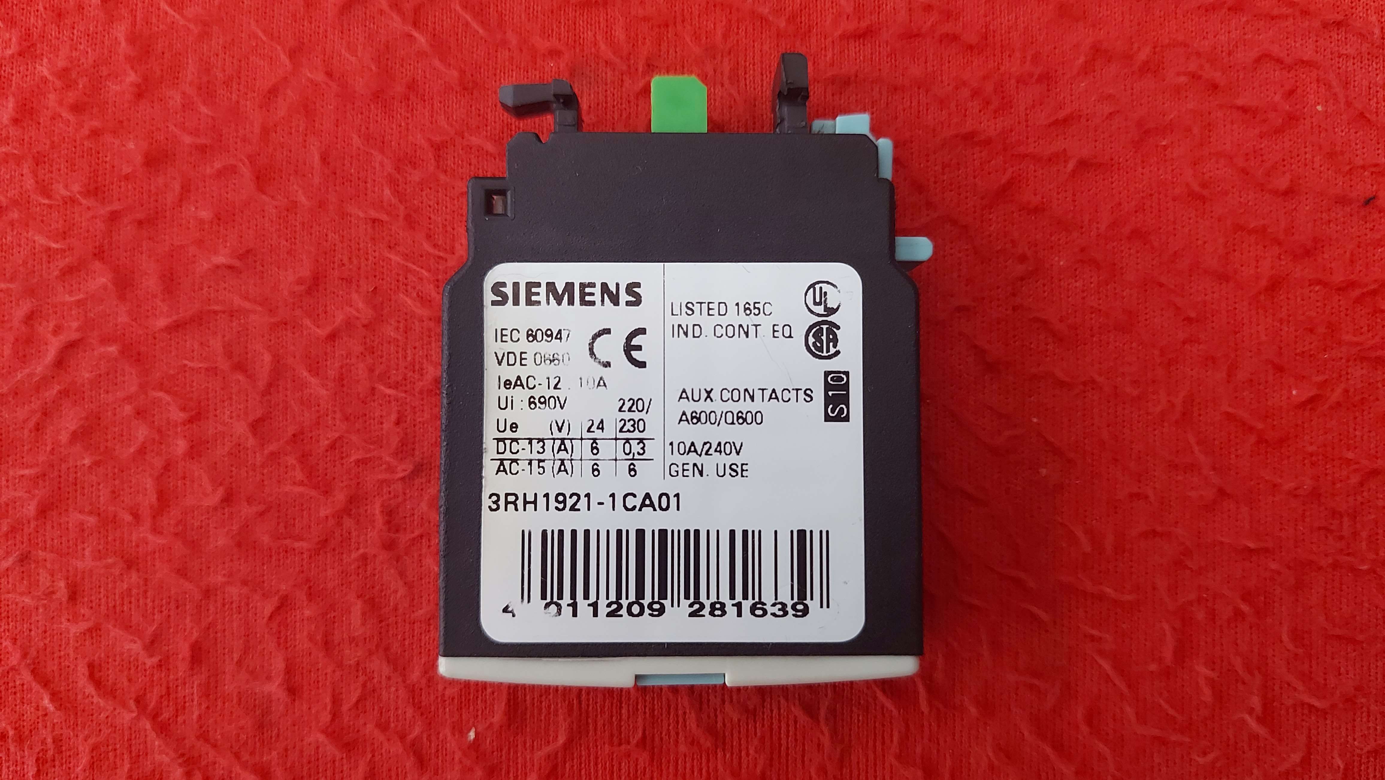 SİEMENS 3RH1921-1CA01 3RH1921 1CA01 3RH19211CA01 YARDIMCI KONTAK