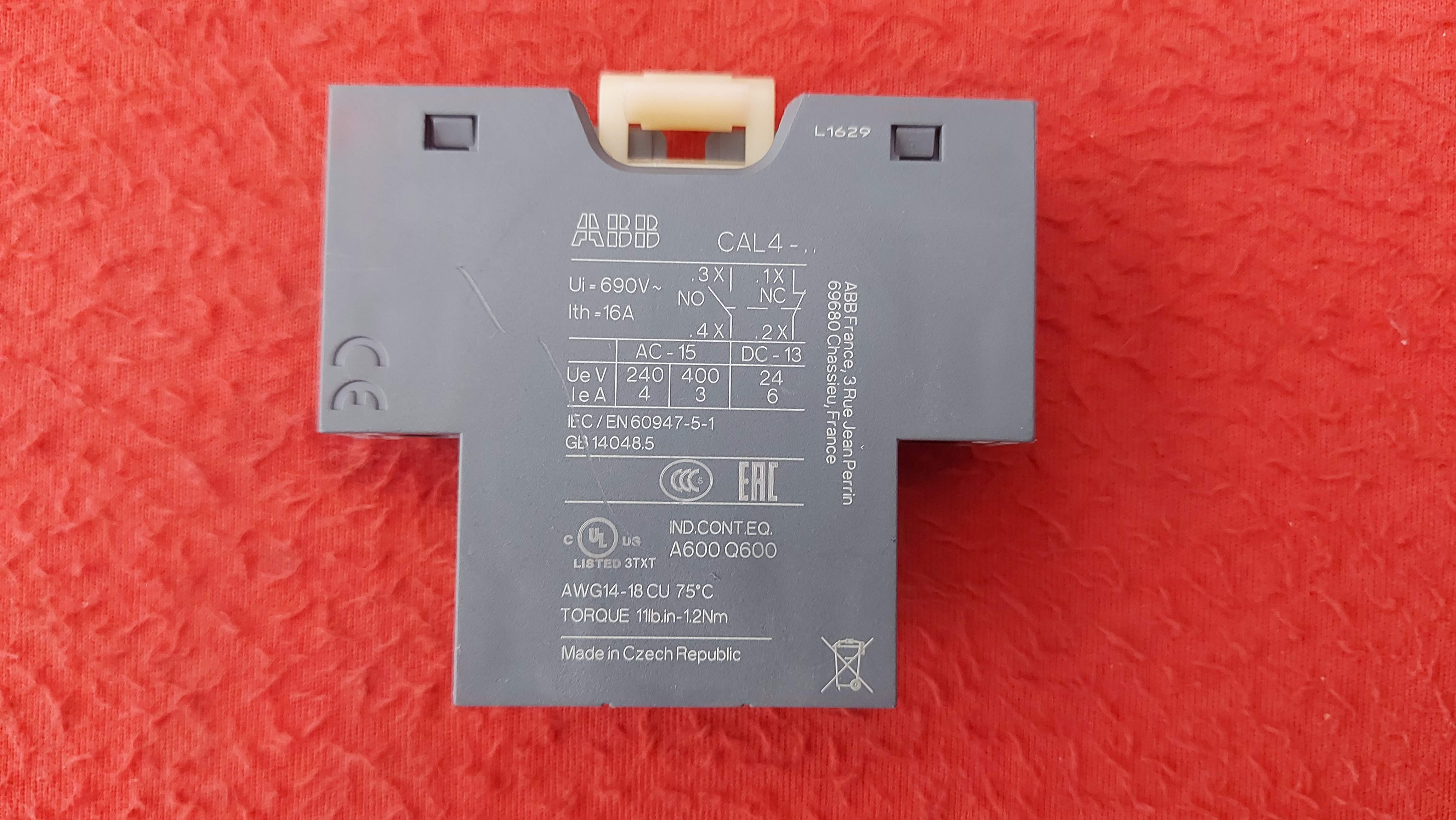 ABB CAL4-11 CAL4 11 CAL411 YARDIMCI KONTAK
