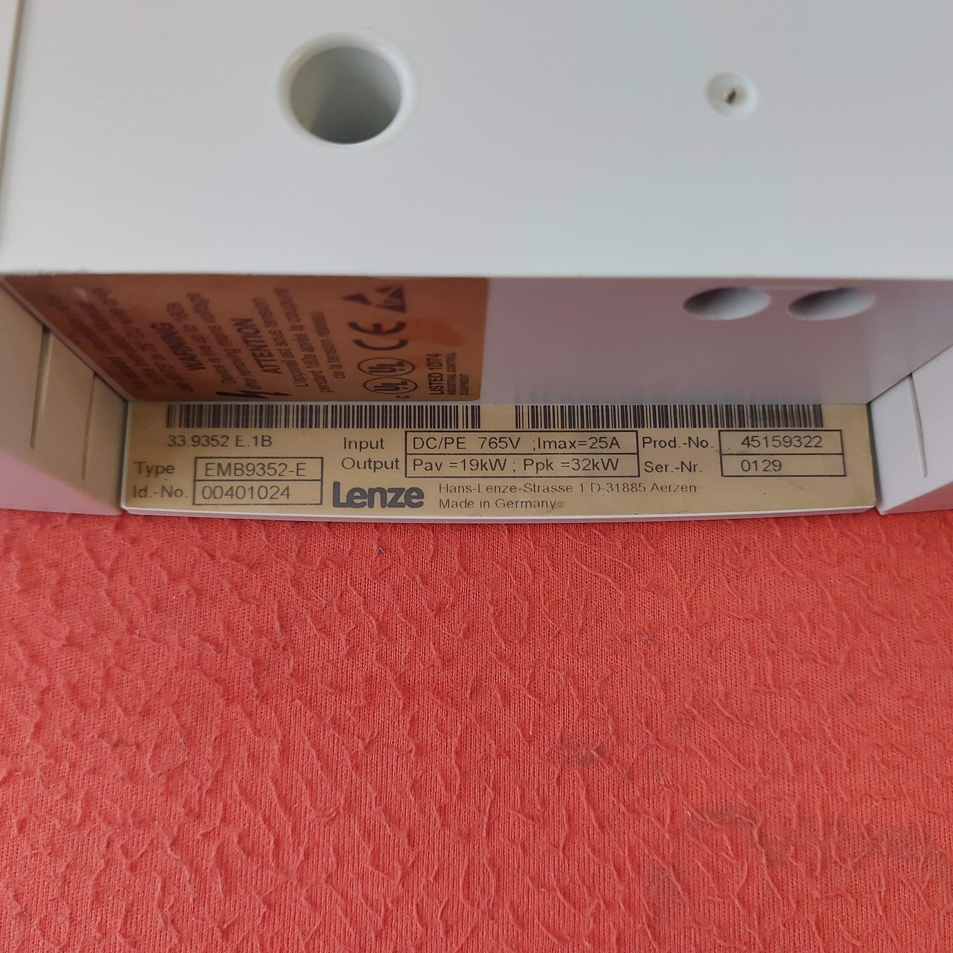 LENZE EMB9352-E 00401024 EMB9352 E EMB9352E FREN DİRENCİ