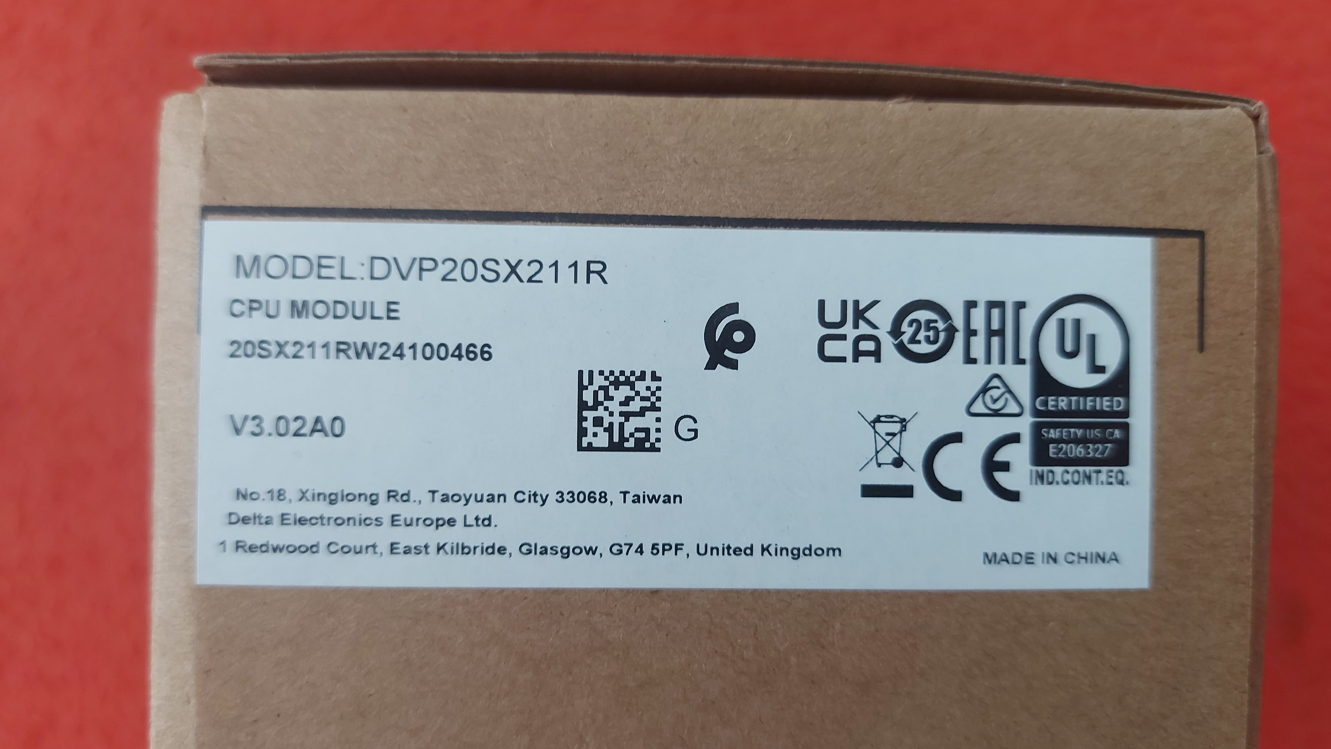 DELTA DVP20SX211R DVP20SX2 DELTA PLC CPU MODUL