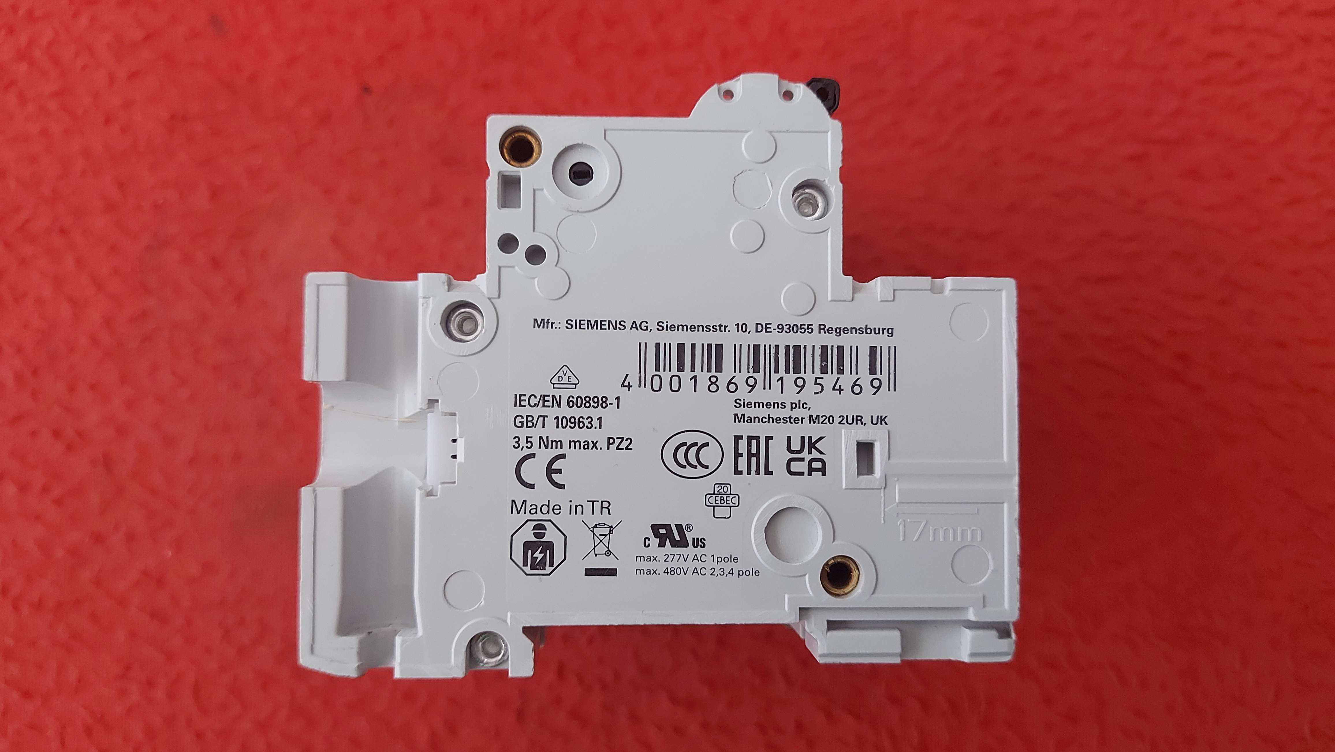 SİEMENS 5SP4392-7 5SP4392 7 5SP43927 MCB C125 125 AMPER OTOMAT