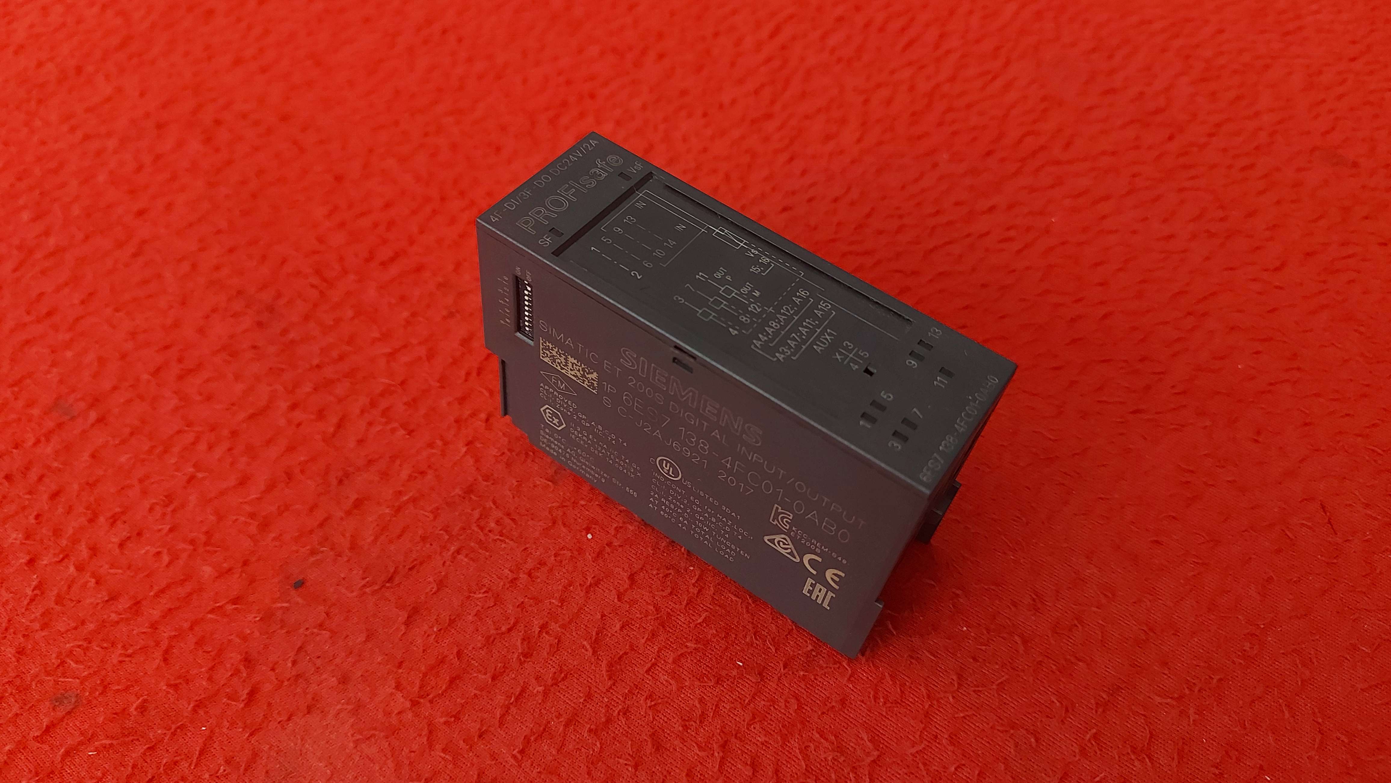 SİEMENS 6ES7 138-4FC01-0AB0 6ES7138-4FC01-0AB0 PROFİSAFE 4F-DI/3F-DO DC24V/2A SIMATIC ET 200 DIGITAL INPUT/OUTPUT