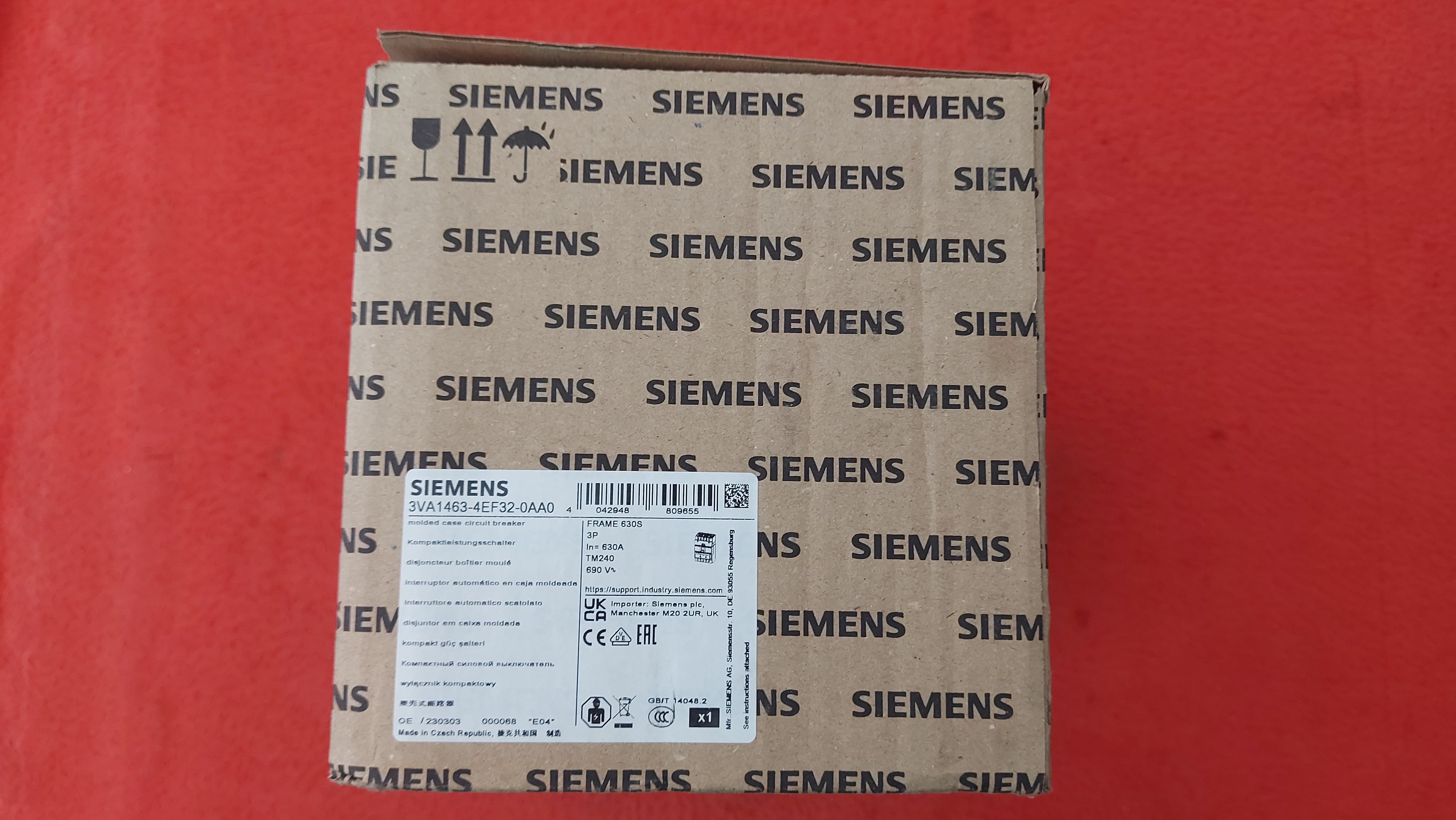 SİEMENS 3VA1463-4EF32-0AA0 3VA14 3VA4 630 AMPER TMŞ