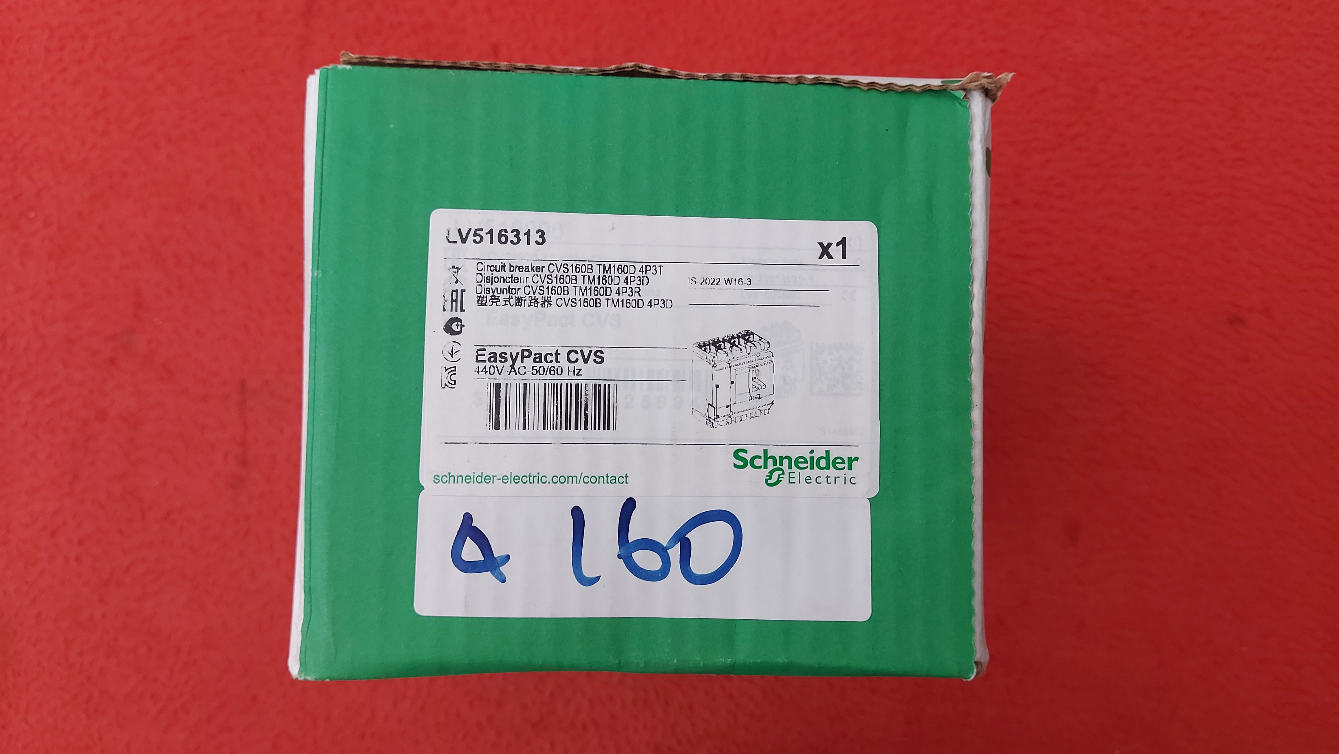 SCHNEİDER LV516313 Easypact CVS - CVS160B TM160D 160 AMPER 4 KUTUP TMŞ