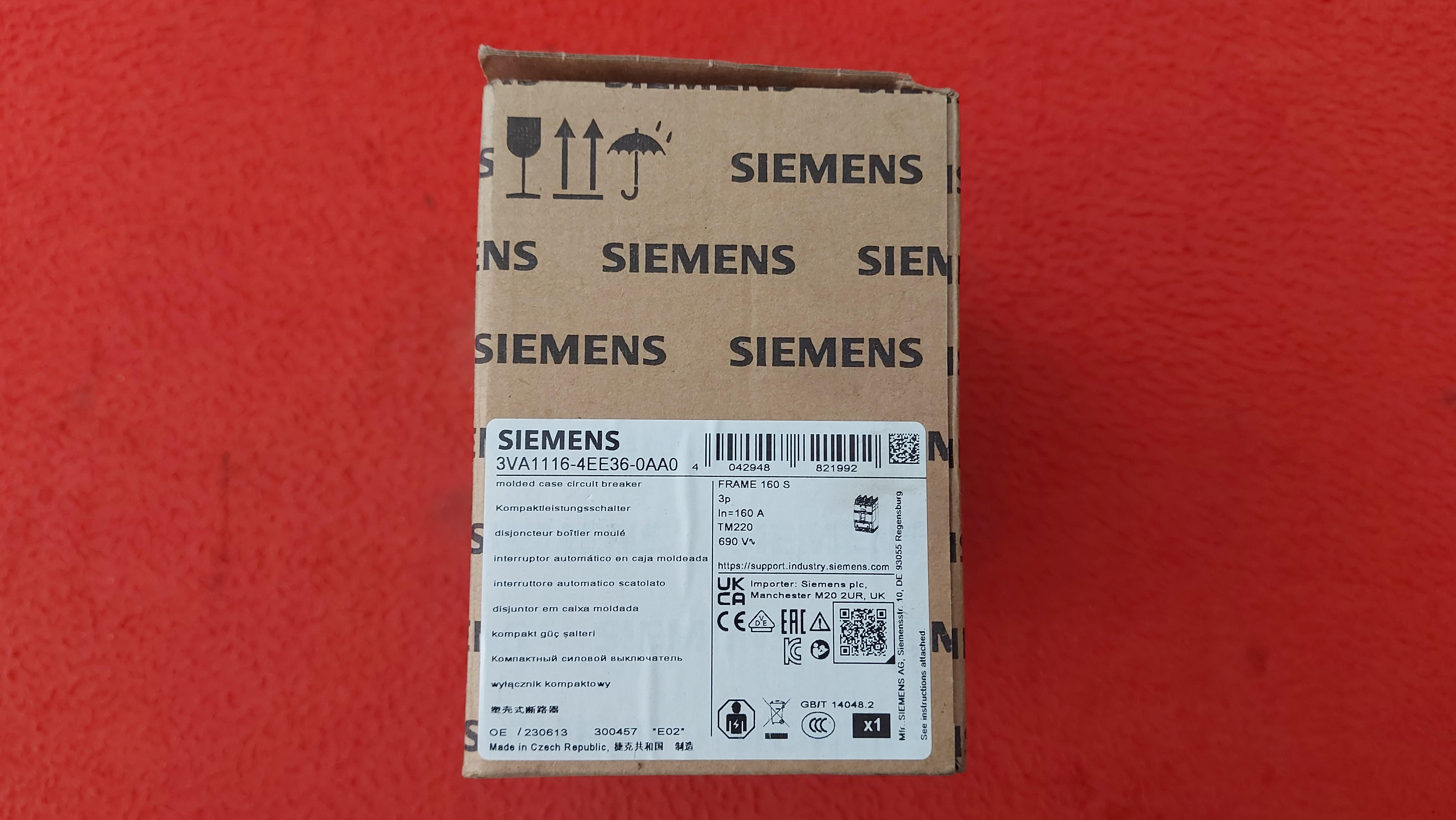 SİEMENS 3VA1116-4EE36-0AA0 3VA11 3VA1 160 AMPER TMŞ