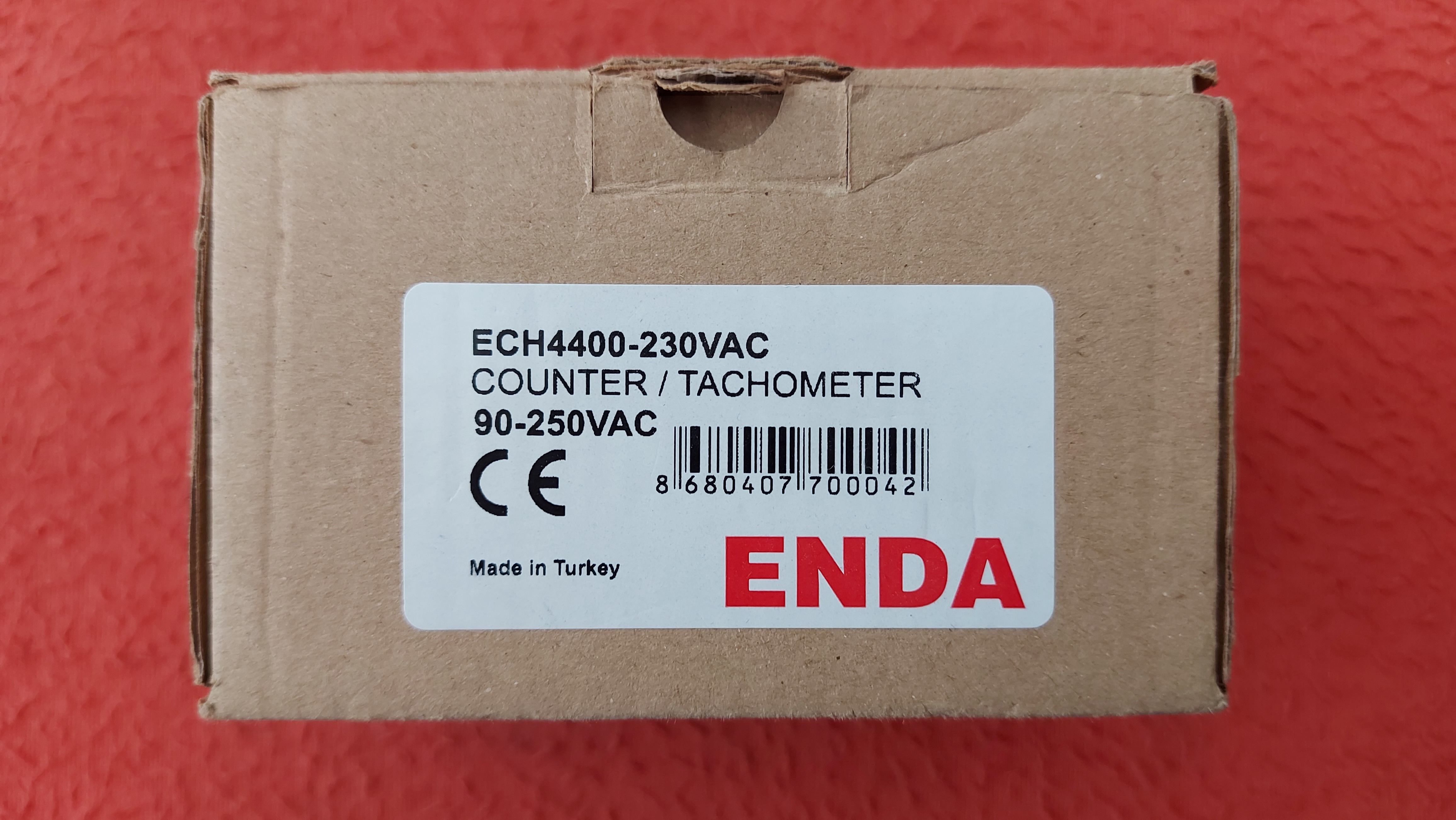 ENDA ECH4400 ECH4400-UV ECH4400-230VAC ECH4400-230 COUNTER TACHOMETER SAYICI