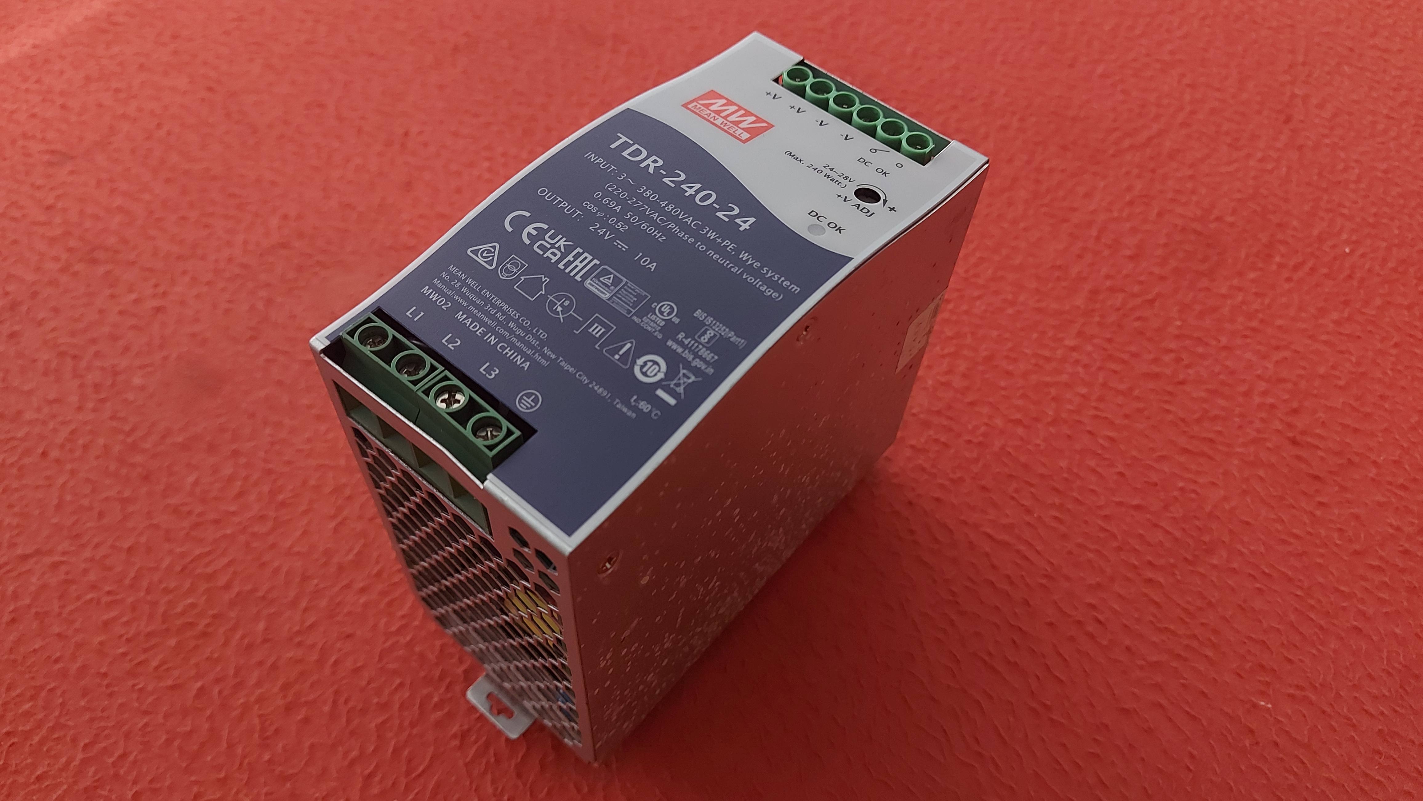 MEAN WELL TDR-240-24 MW-TDR-240-24 380V 10A GÜÇ KAYNAĞI