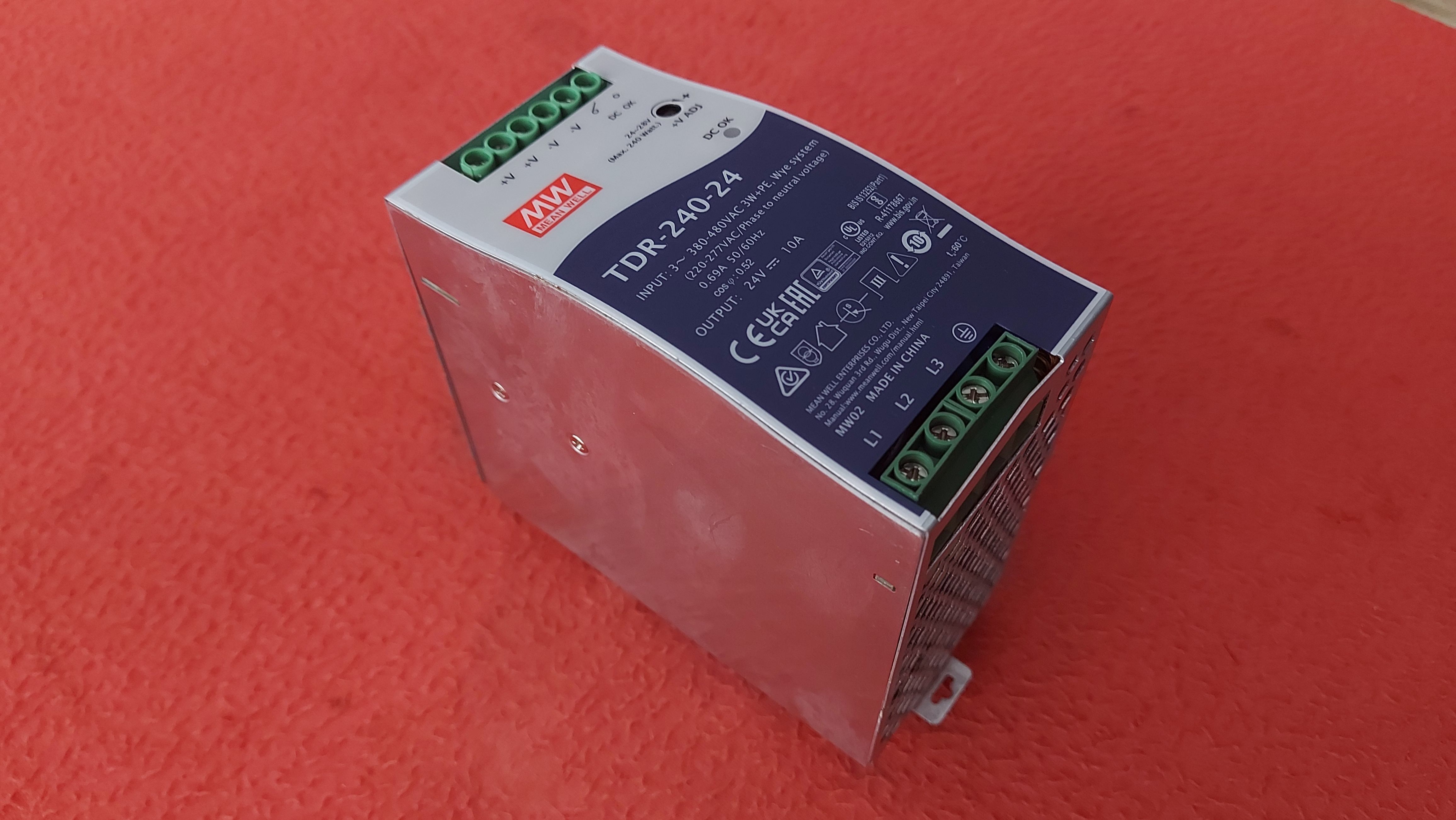 MEAN WELL TDR-240-24 MW-TDR-240-24 380V 10A GÜÇ KAYNAĞI