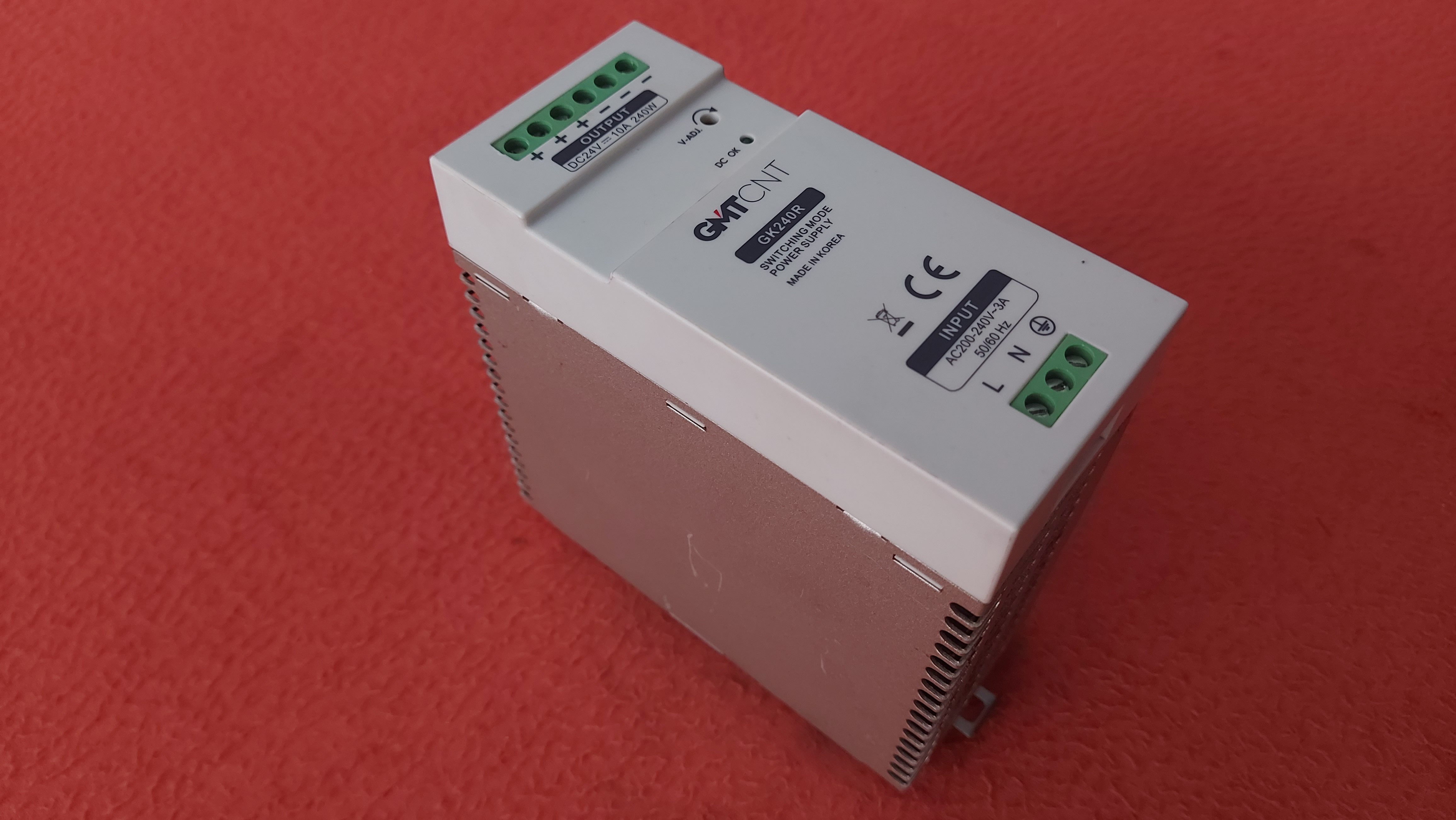 GMTCNT GK240R 24VDC 10 AMPER GÜÇ KAYNAĞI 220V İNPUT