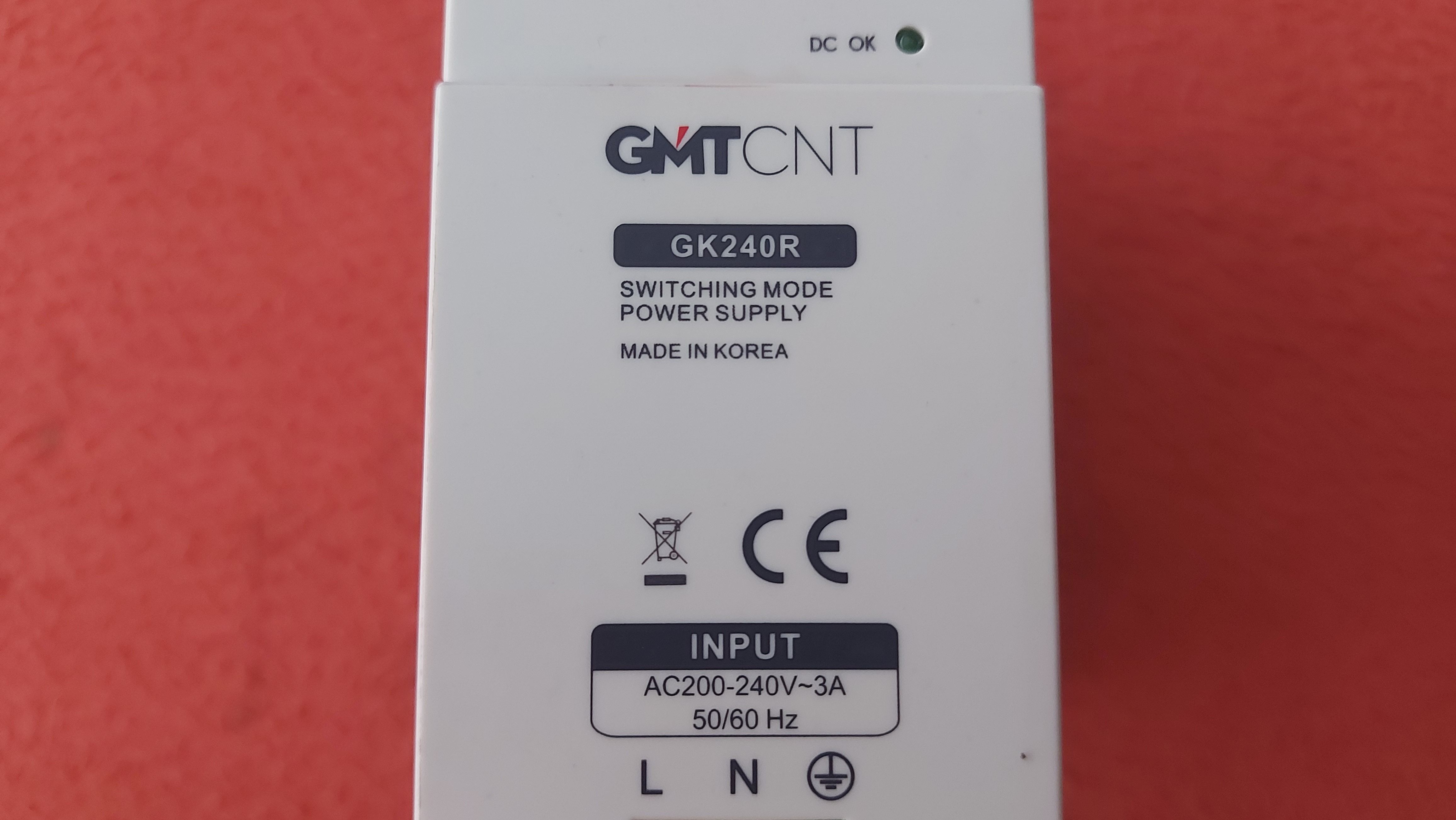 GMTCNT GK240R 24VDC 10 AMPER GÜÇ KAYNAĞI 220V İNPUT