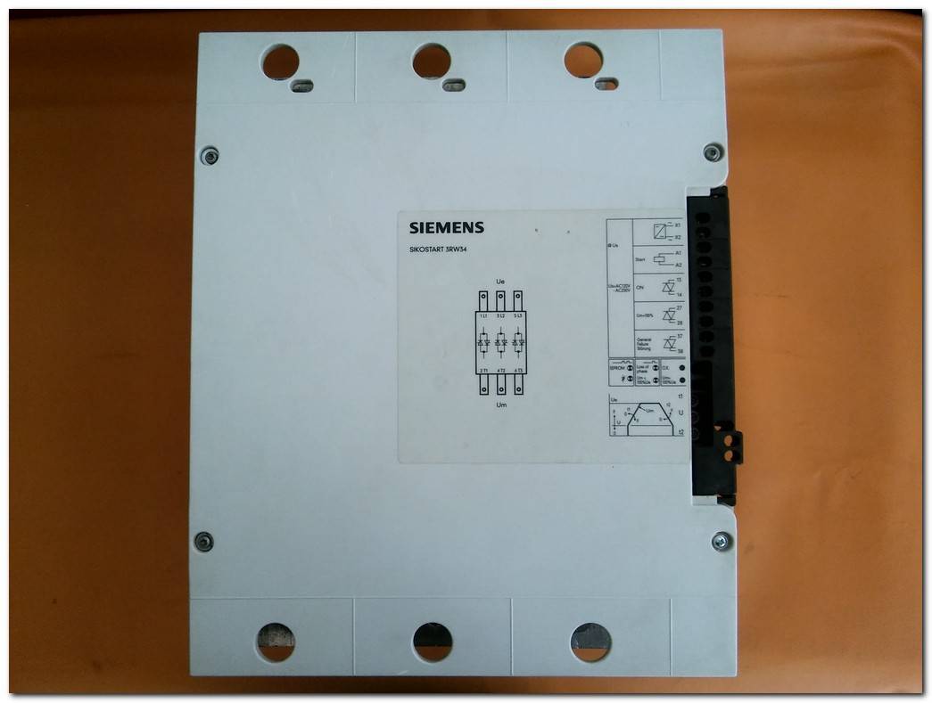 SIEMENS 3RW3472-ODC44 200KW SOFT STARTER SIKOSTART 3RW34 3RW3472-0DC44 200 KW YUMUŞAK YOL VERME